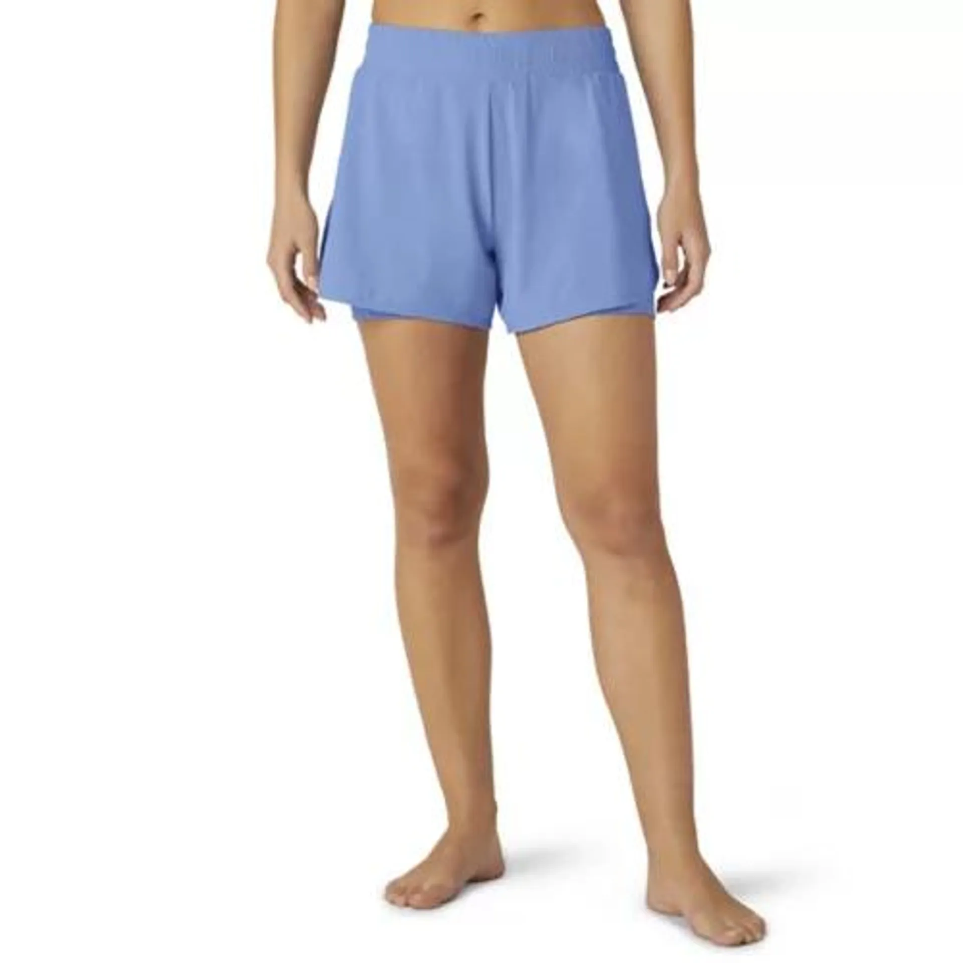 Women's Beyond Yoga Stretch Woven In Stride Lined Shorts