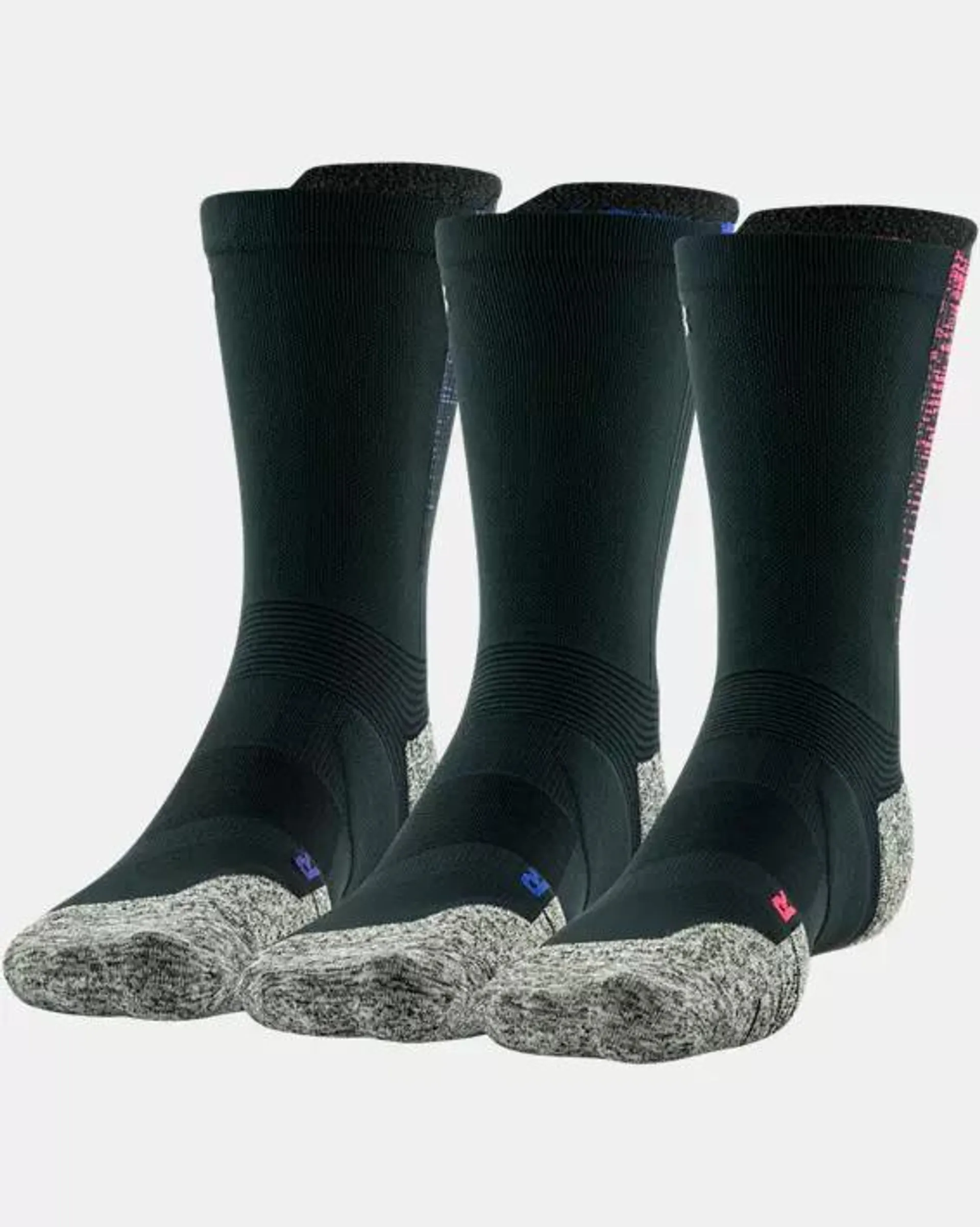 Unisex UA ArmourDry™ Run Cushion 3-Pack Mid-Crew Socks