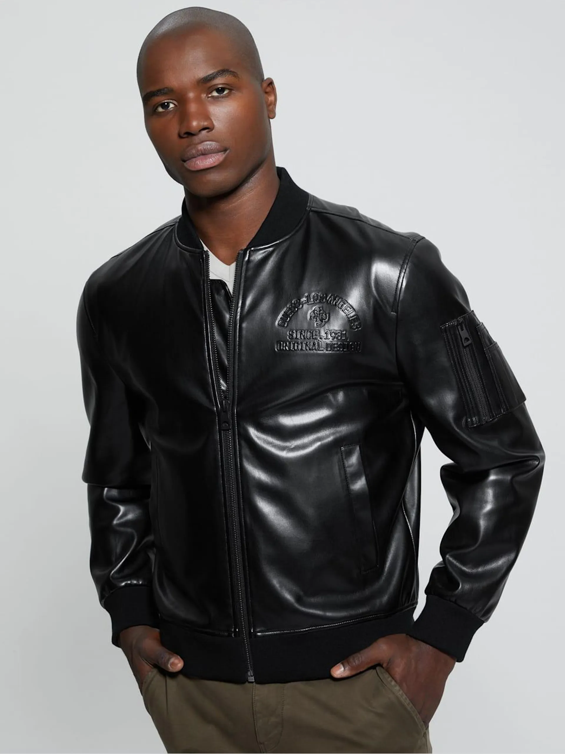 District Faux-Leather Signature Jacket