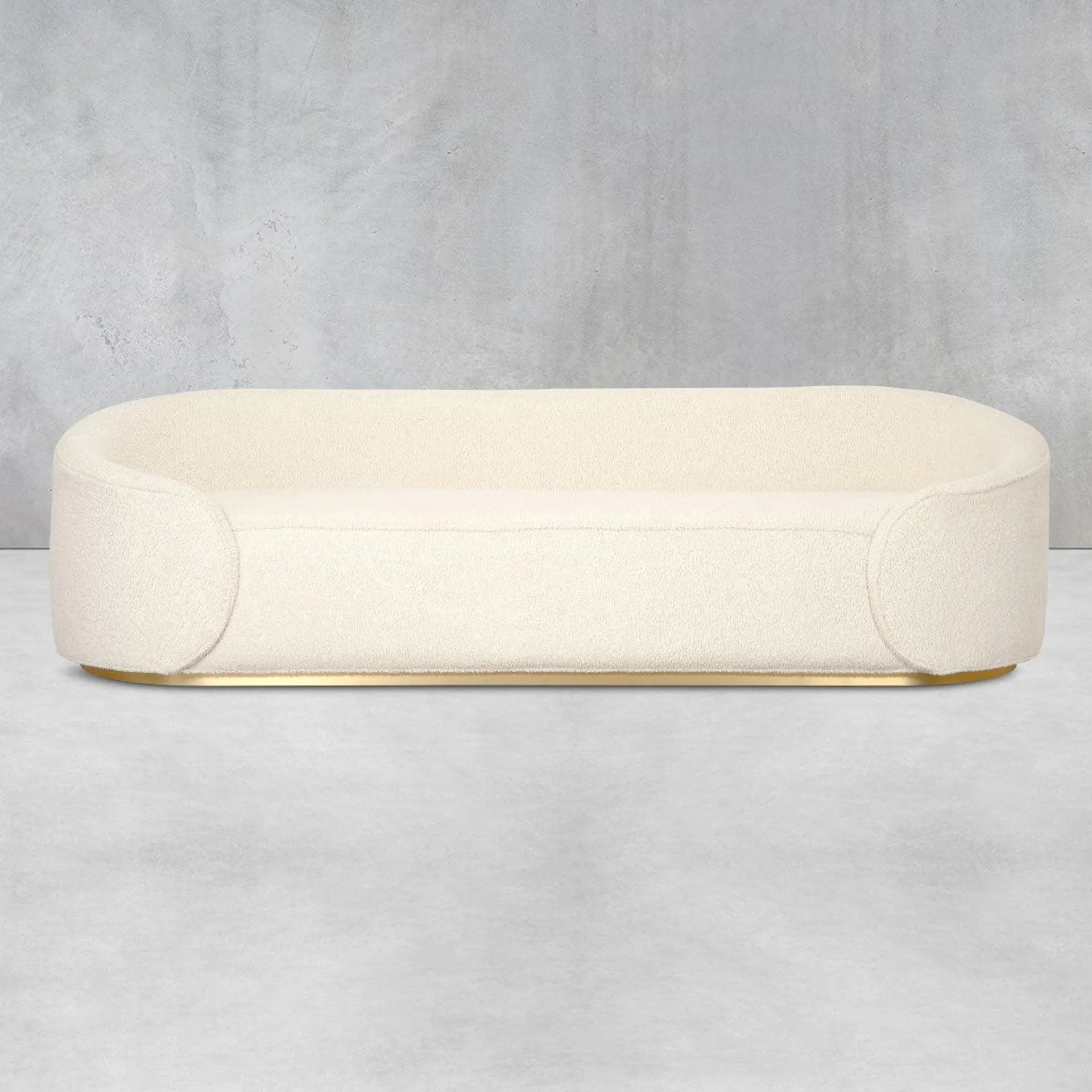 Eden Rock Sofa in Faux Sheepskin