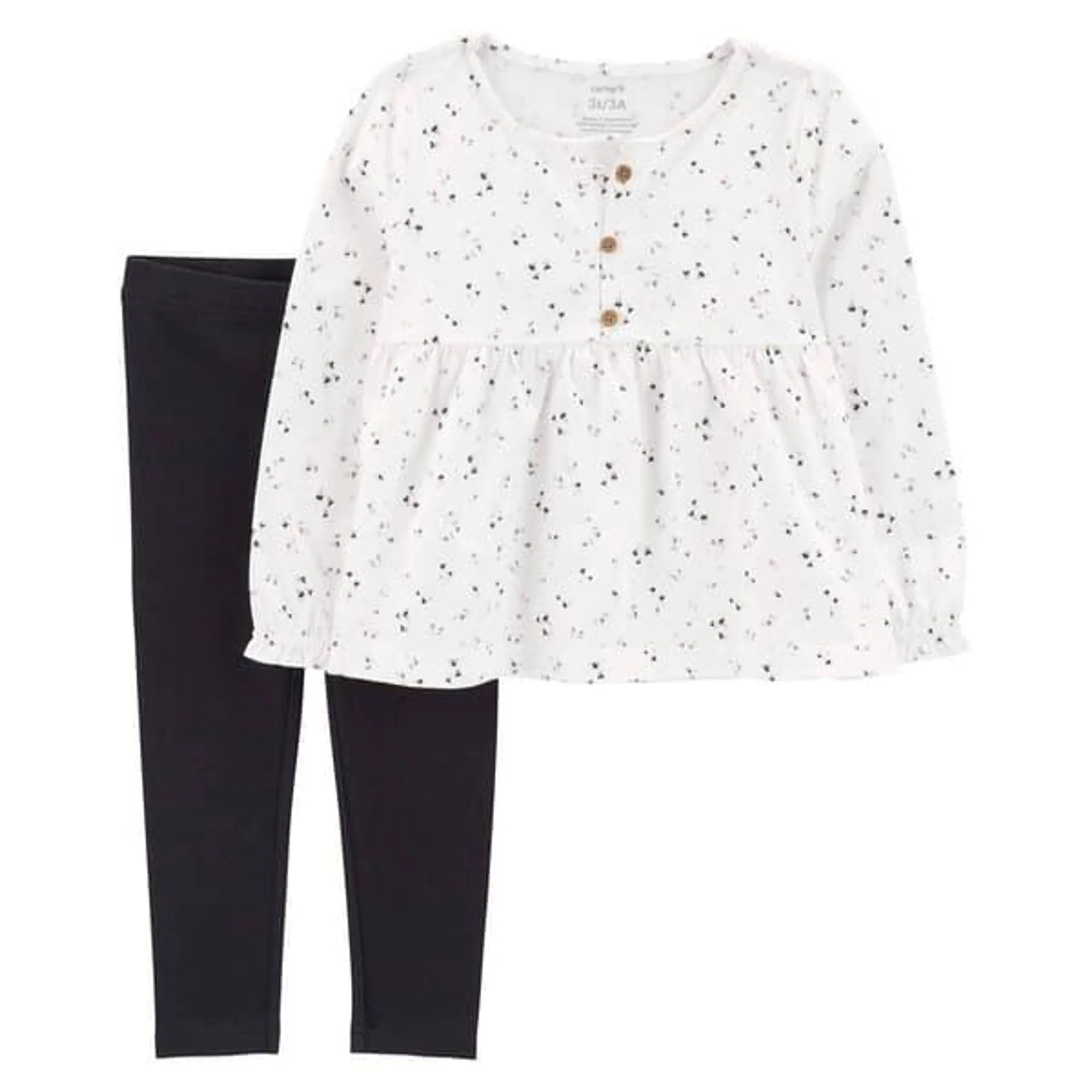 Toddler Girl Carter’s® Floral Blouse & Leggings Set