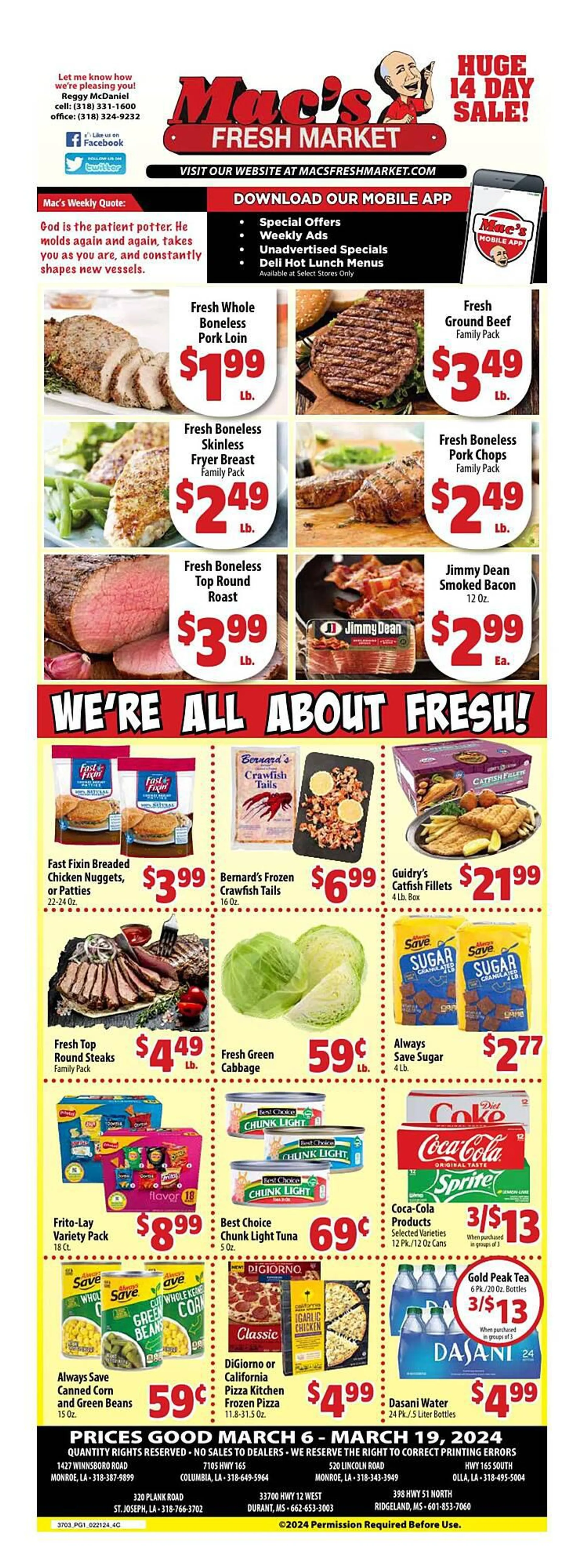 Weekly ad Mac's Market Weekly Ad from March 11 to March 19 2024 - Page 