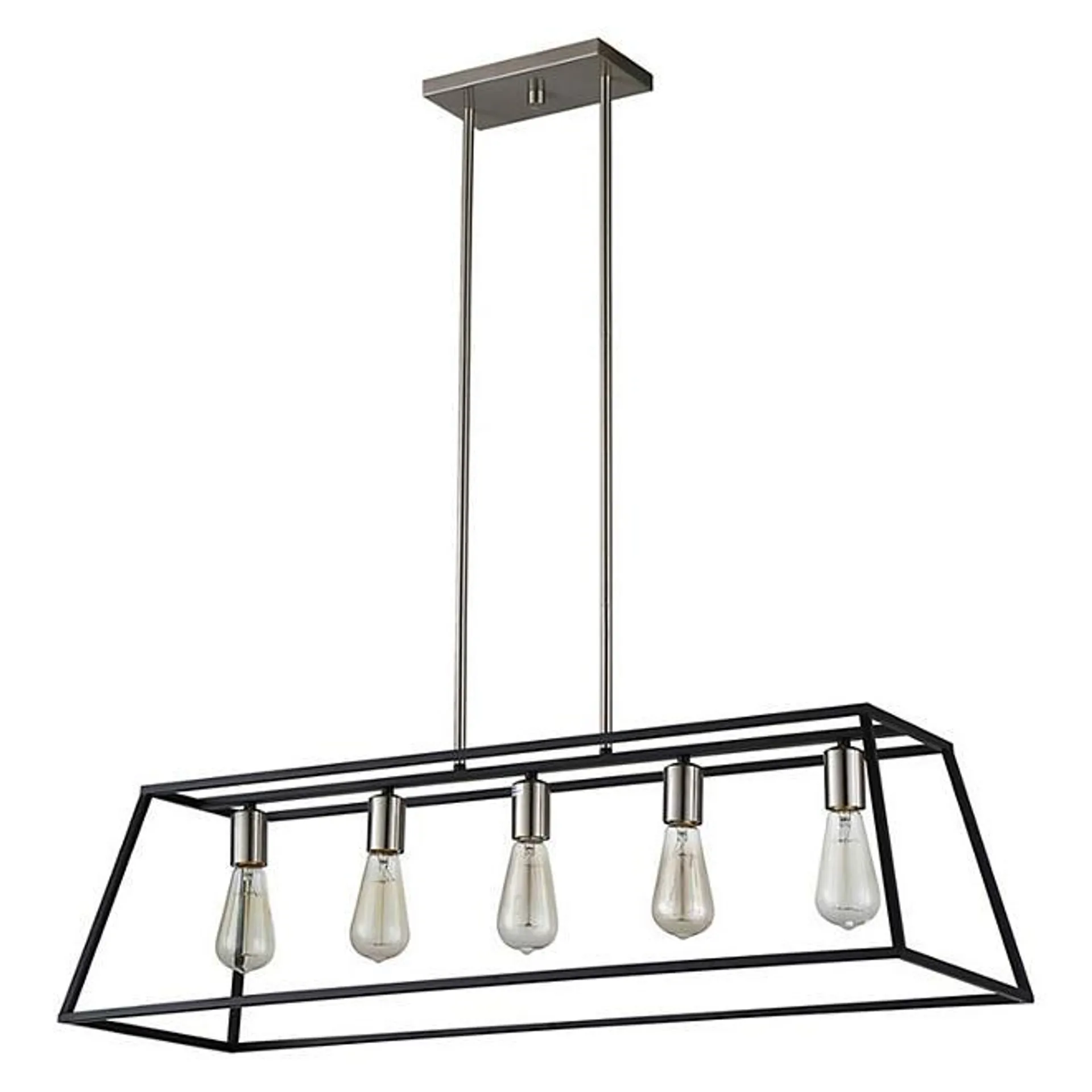 OVE Decors Agnes II 5-Light Transitional Pendant Light with Light Bulbs