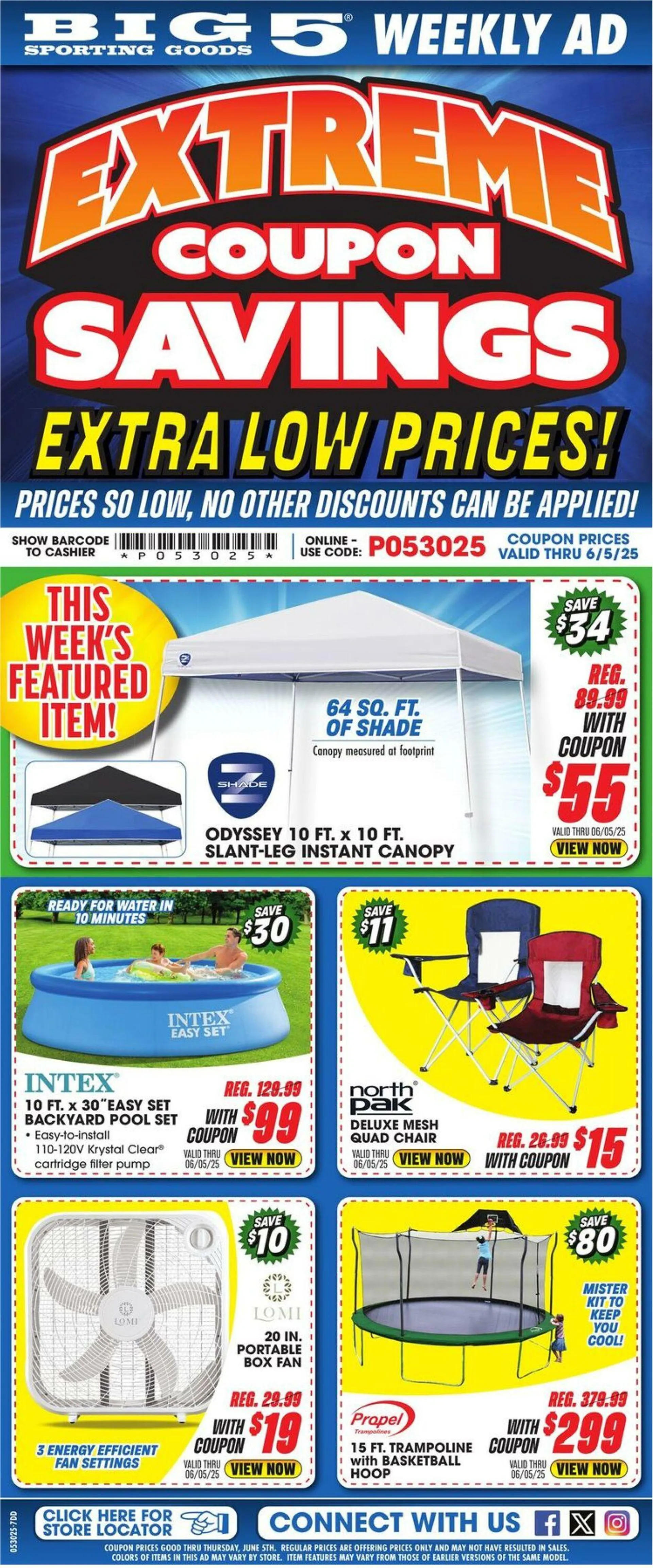 Weekly ad Big 5 Current weekly ad from May 30 to June 5 2025 - Page 1