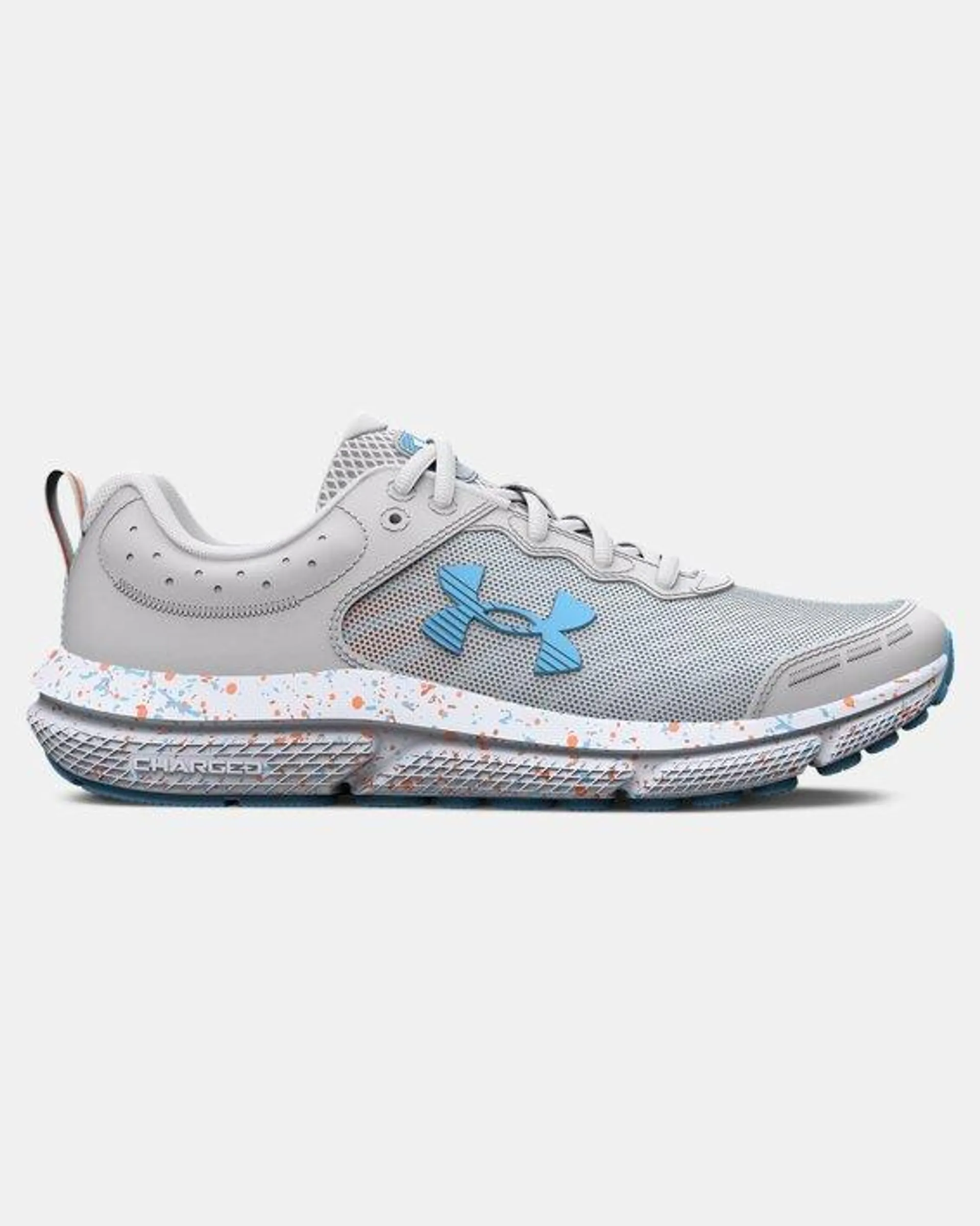 Girls' Grade School UA Assert 10 Paint Splatter Running Shoes