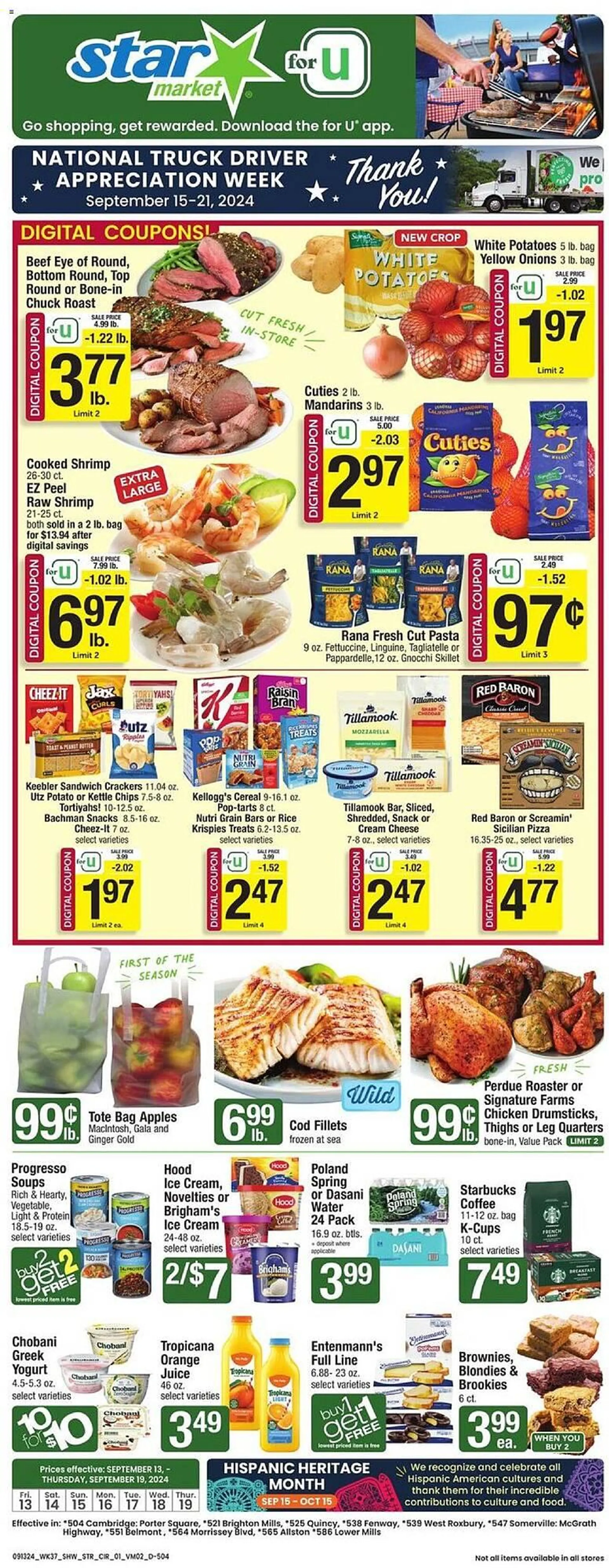 Star Market Weekly Ad - 1