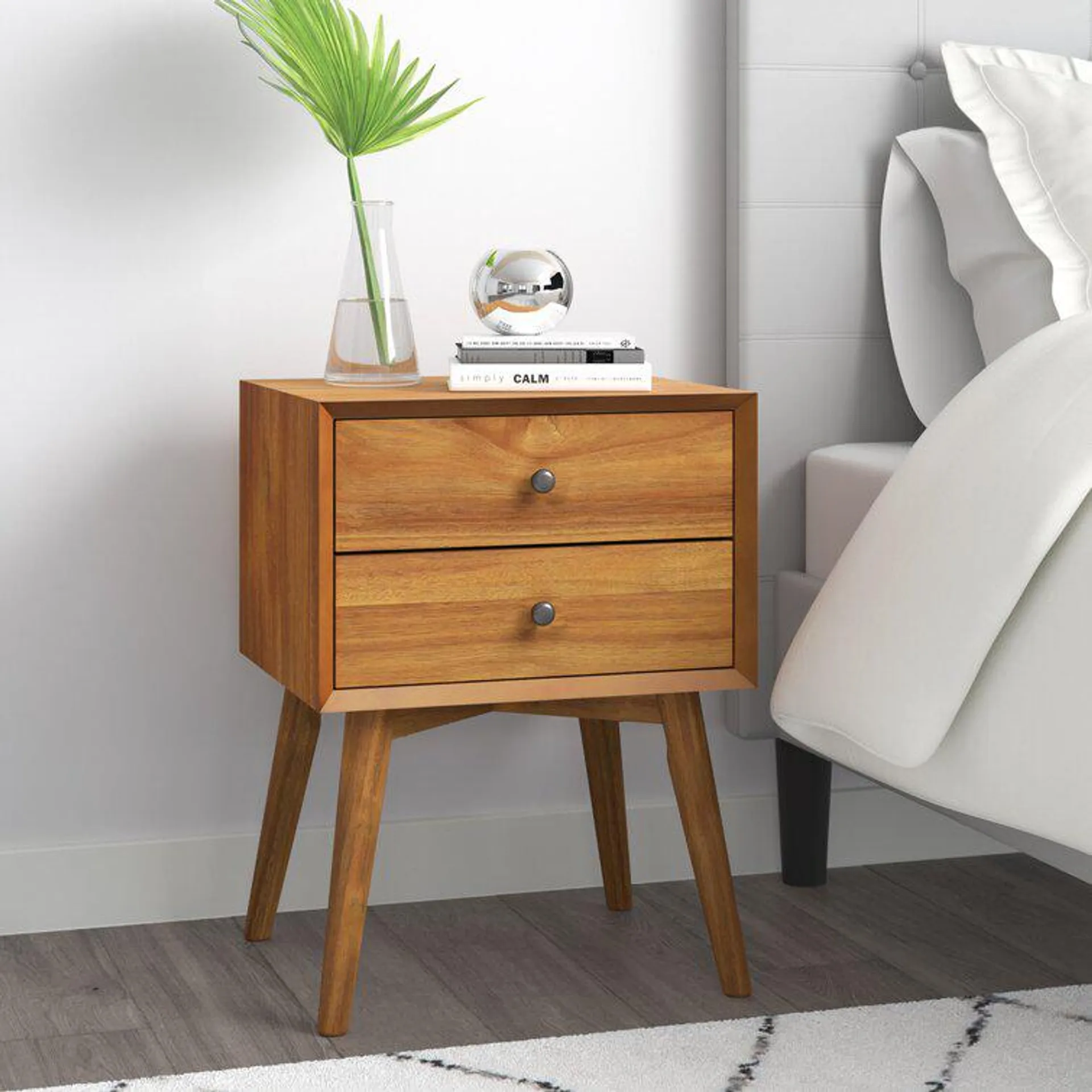 Rowlands Solid Wood Nightstand