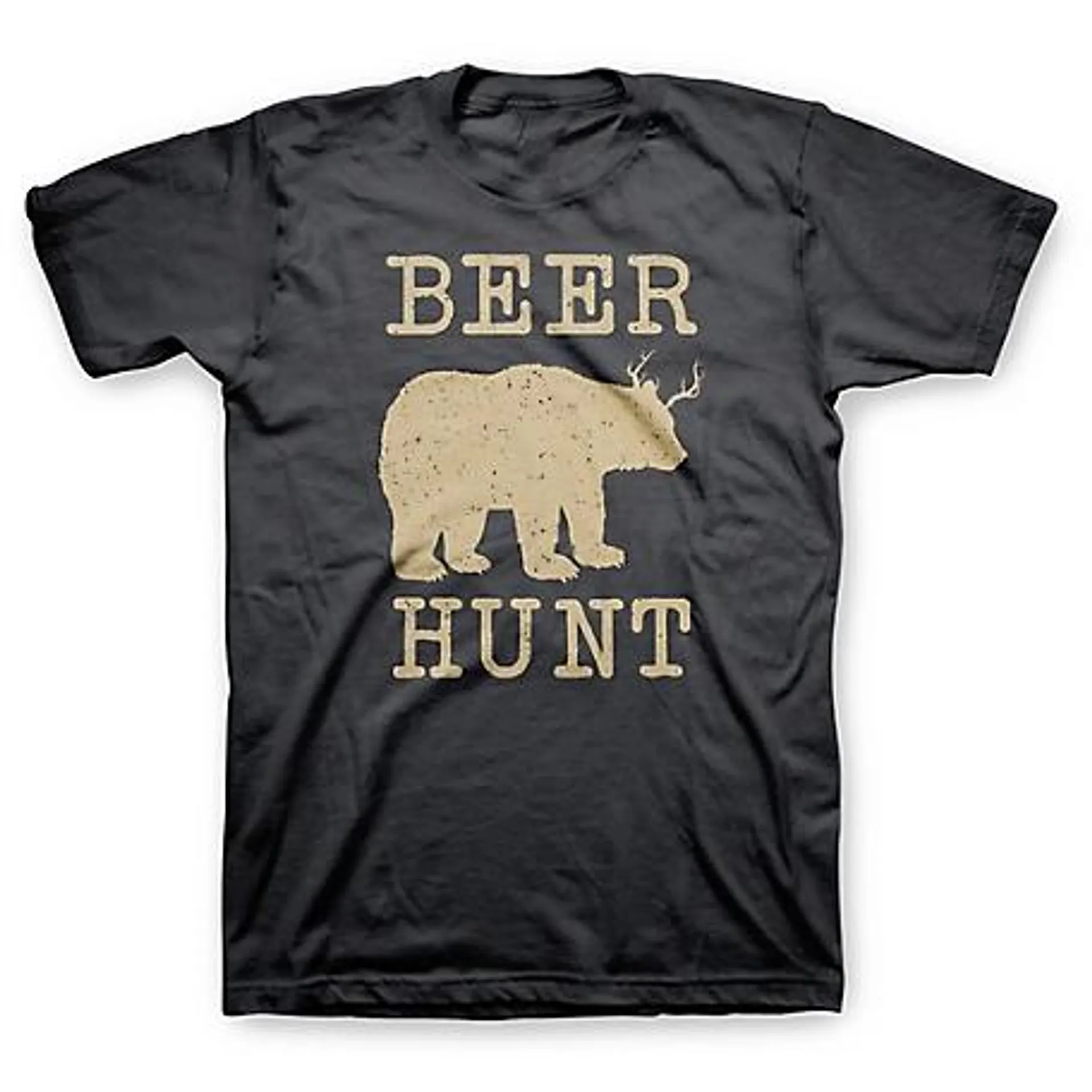 Farm Fed Clothing Men's Short-Sleeve Beer Hunt Bear T-Shirt