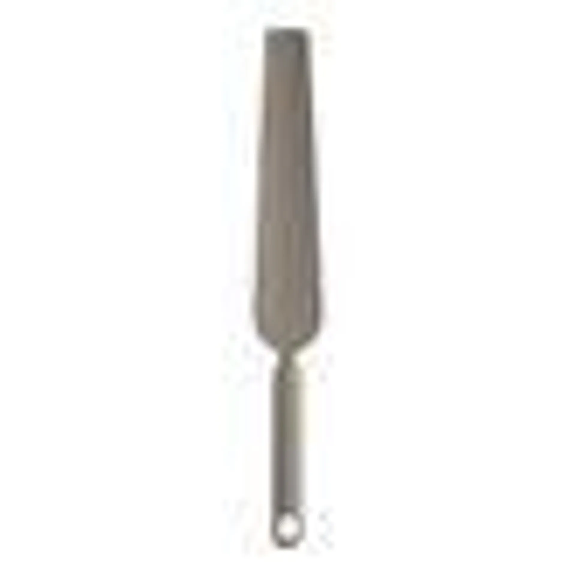 Gray Silicone Curved Blender Spatula