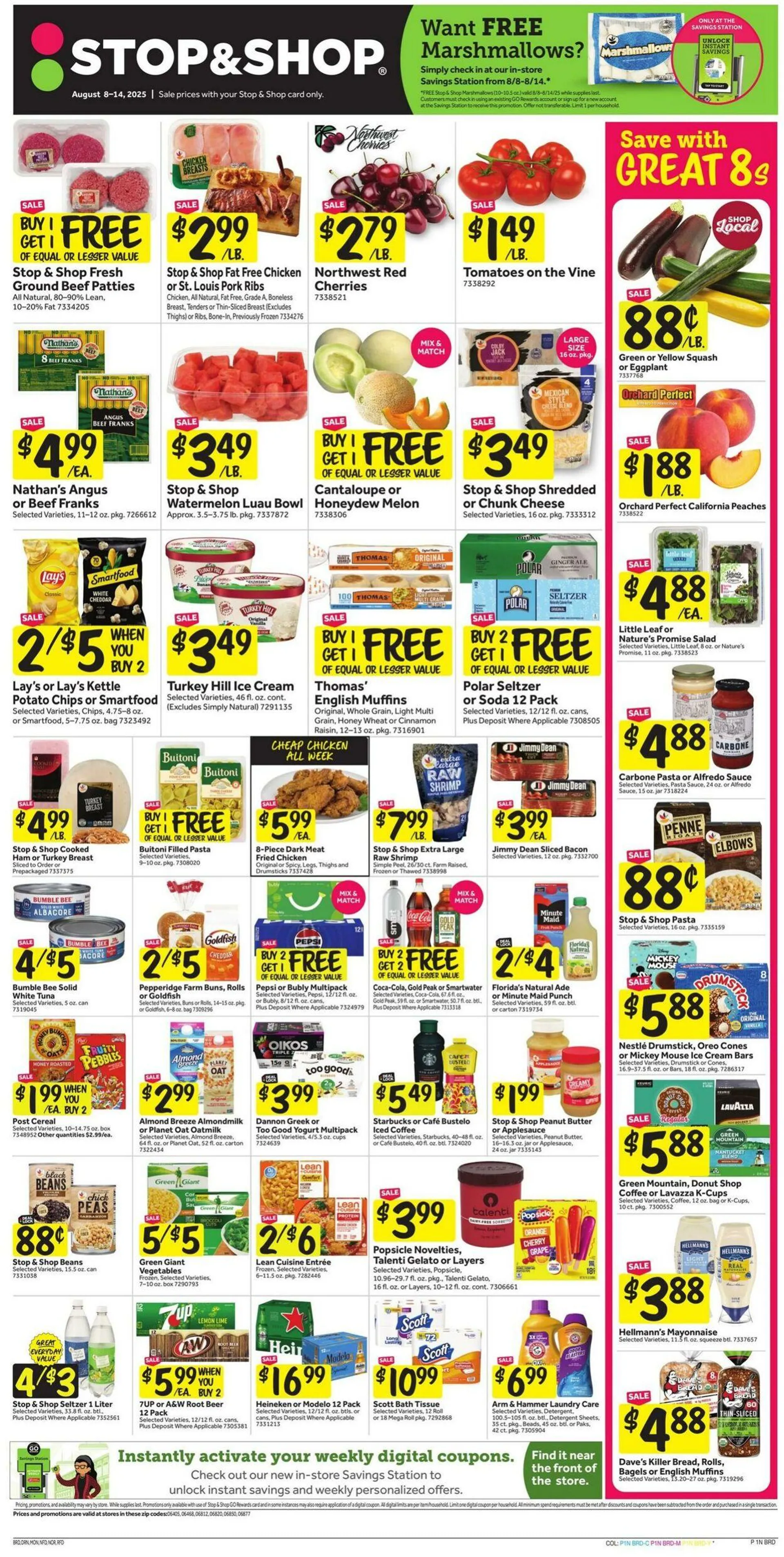 Weekly ad Stop & Shop from August 8 to August 14 2025 - Page 1