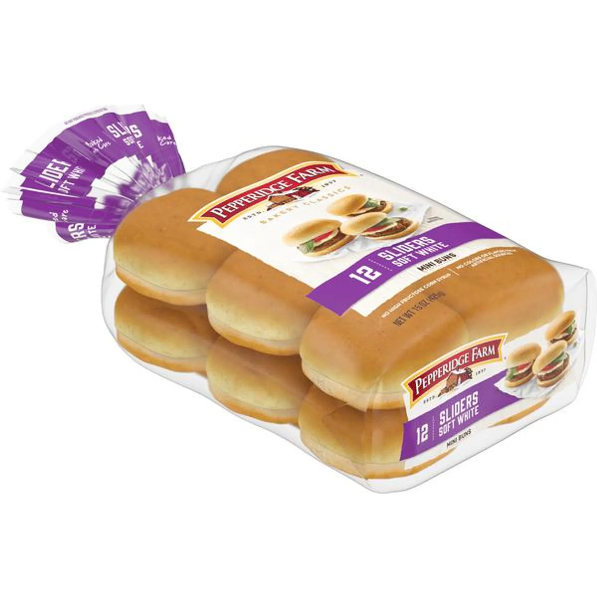 Pepperidge Farm Bakery Classics Sliders White Buns