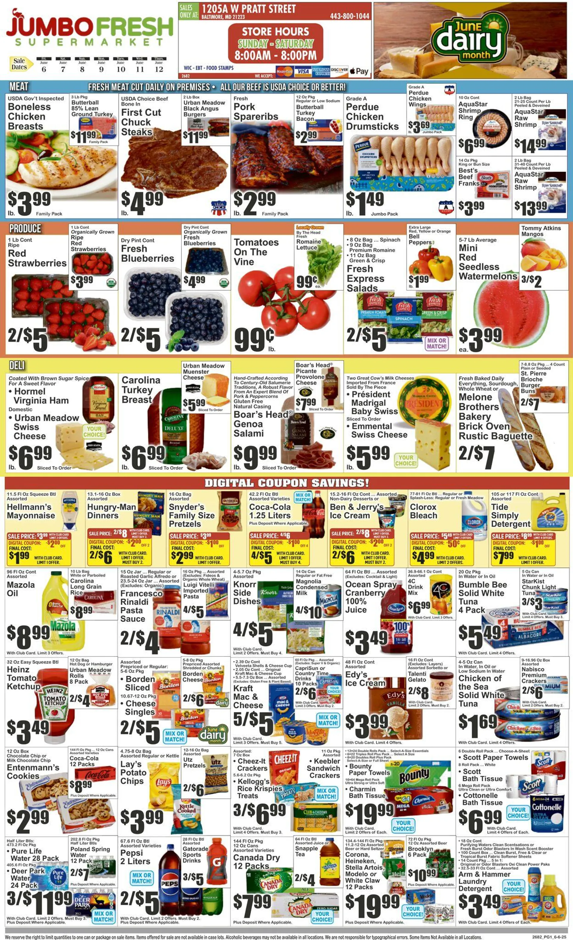 Weekly ad Key Food Current weekly ad from June 6 to June 12 2025 - Page 1