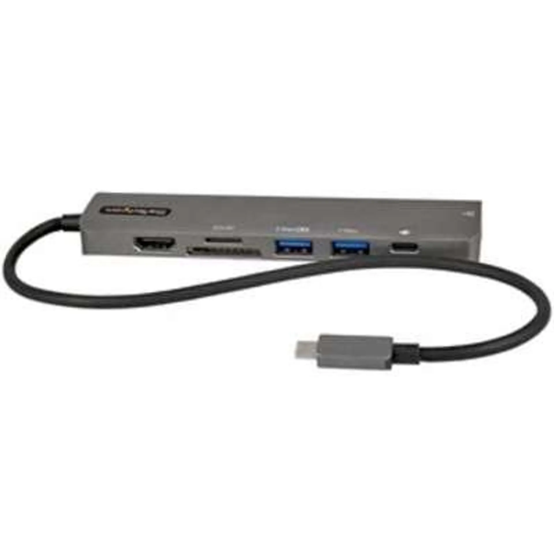 StarTech.com USB C Multiport Adapter - USB-C to 4K 60Hz HDMI/PD/SD/USB/GbE