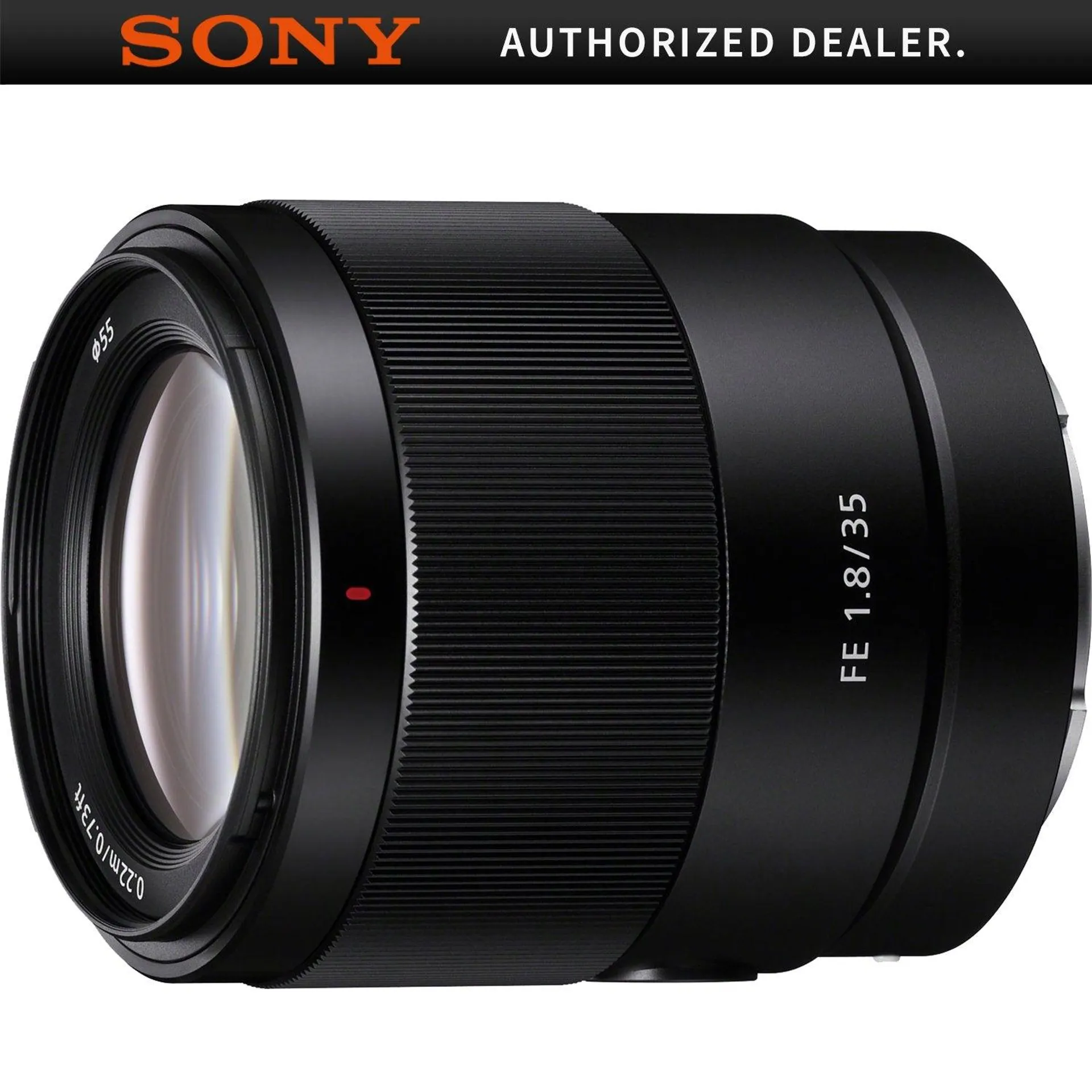 Sony FE 35mm F1.8 Large Aperture Full-Frame E-Mount Prime Lens - SEL35F18F