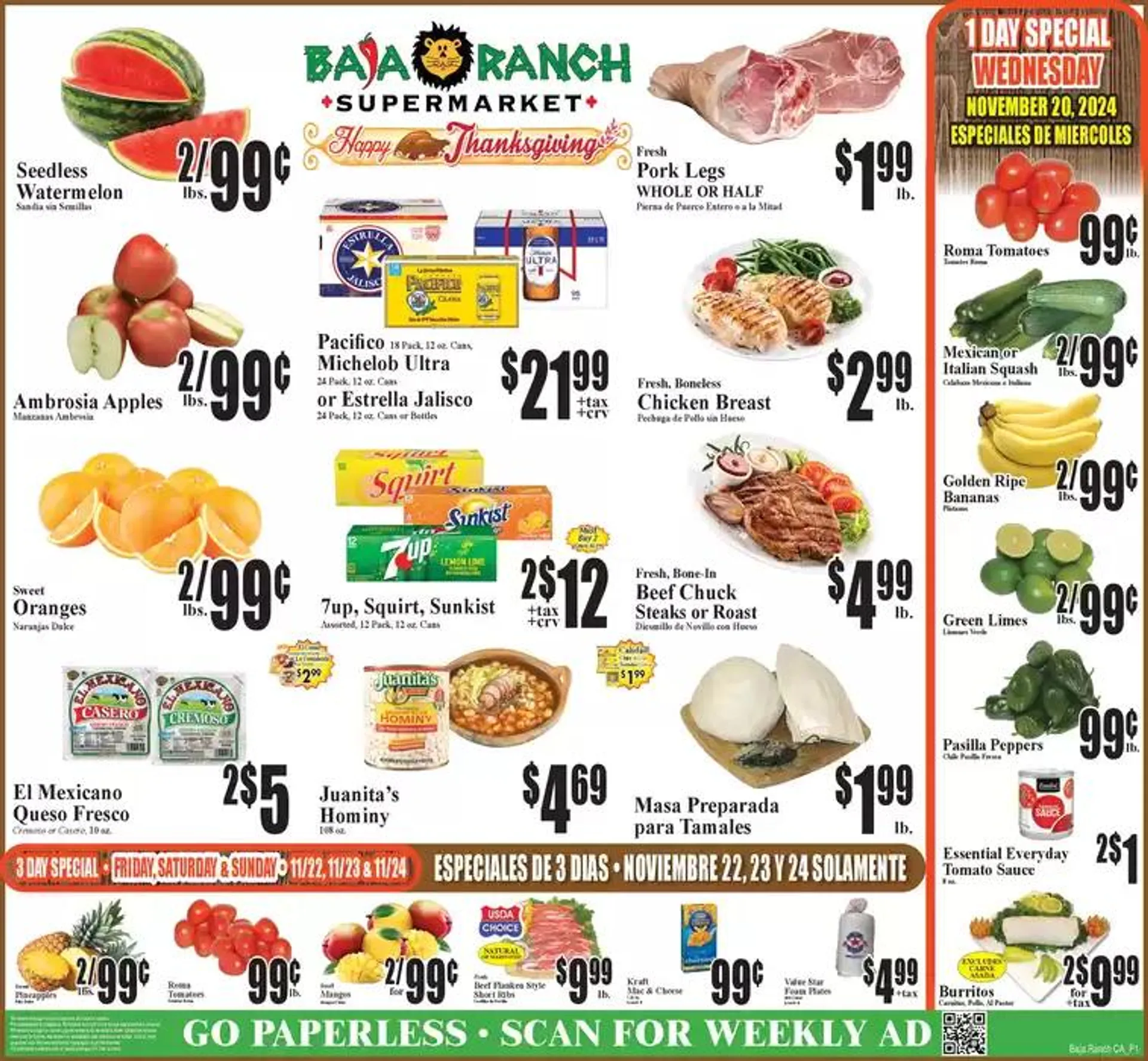 Baja Ranch weekly ad - 1