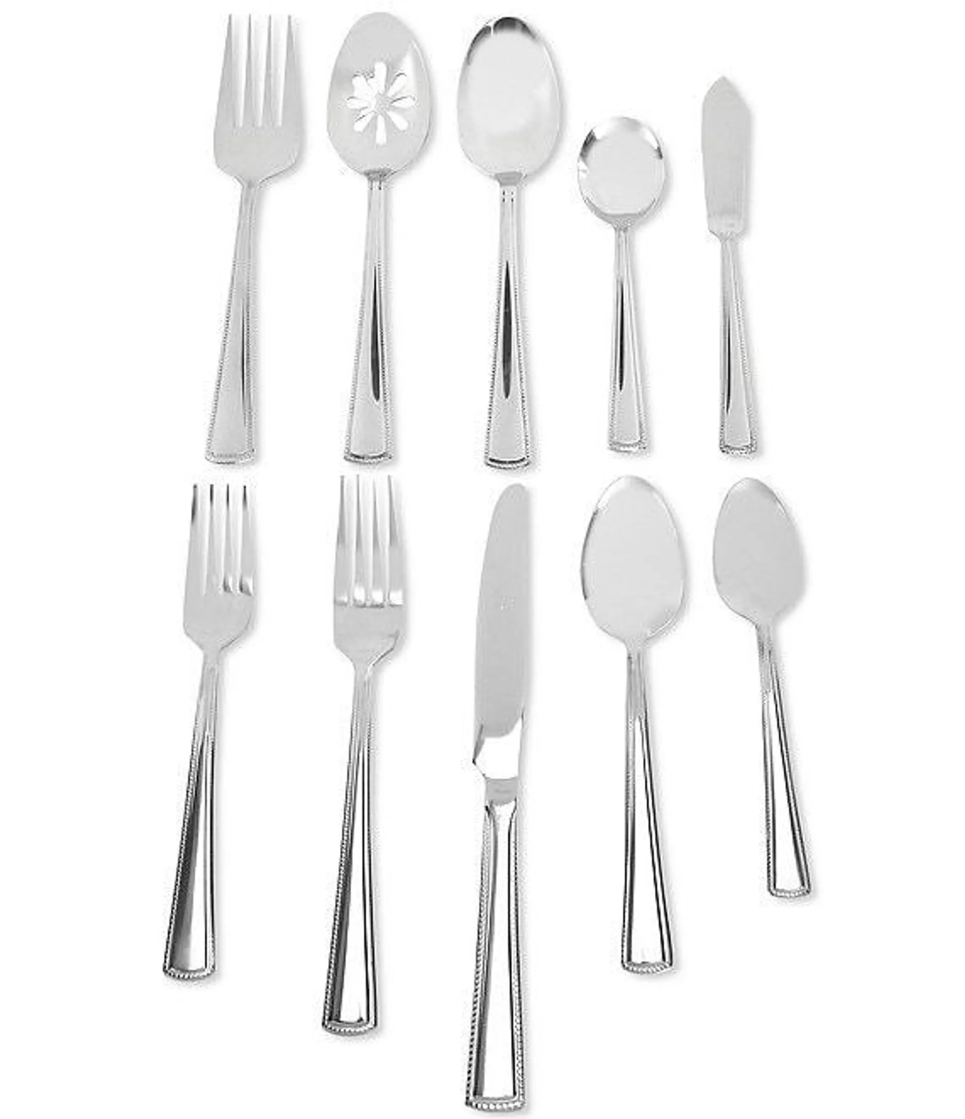 Parker 65-Piece Stainless Steel Flatware Set