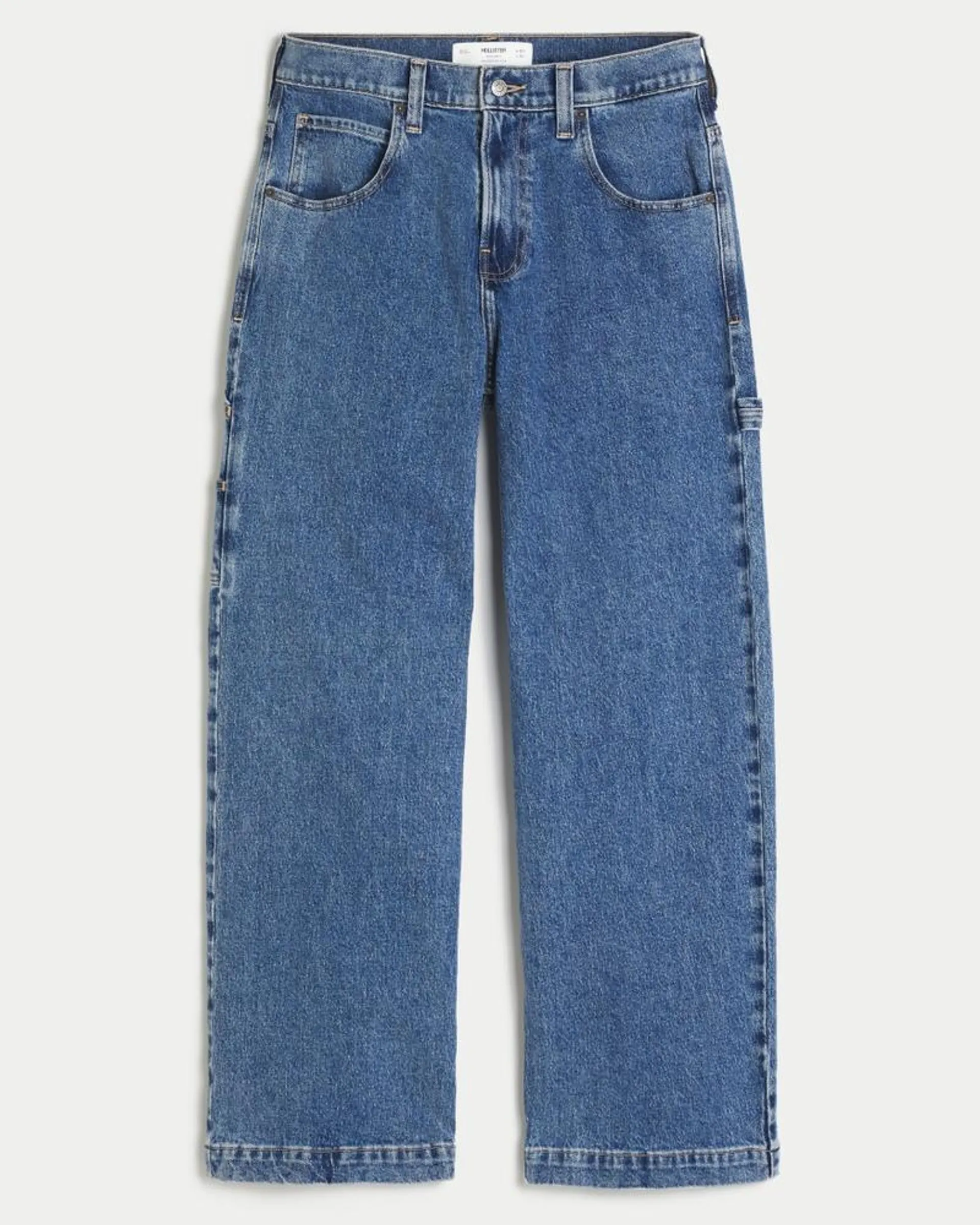 Medium Wash Super Baggy Painter Jeans