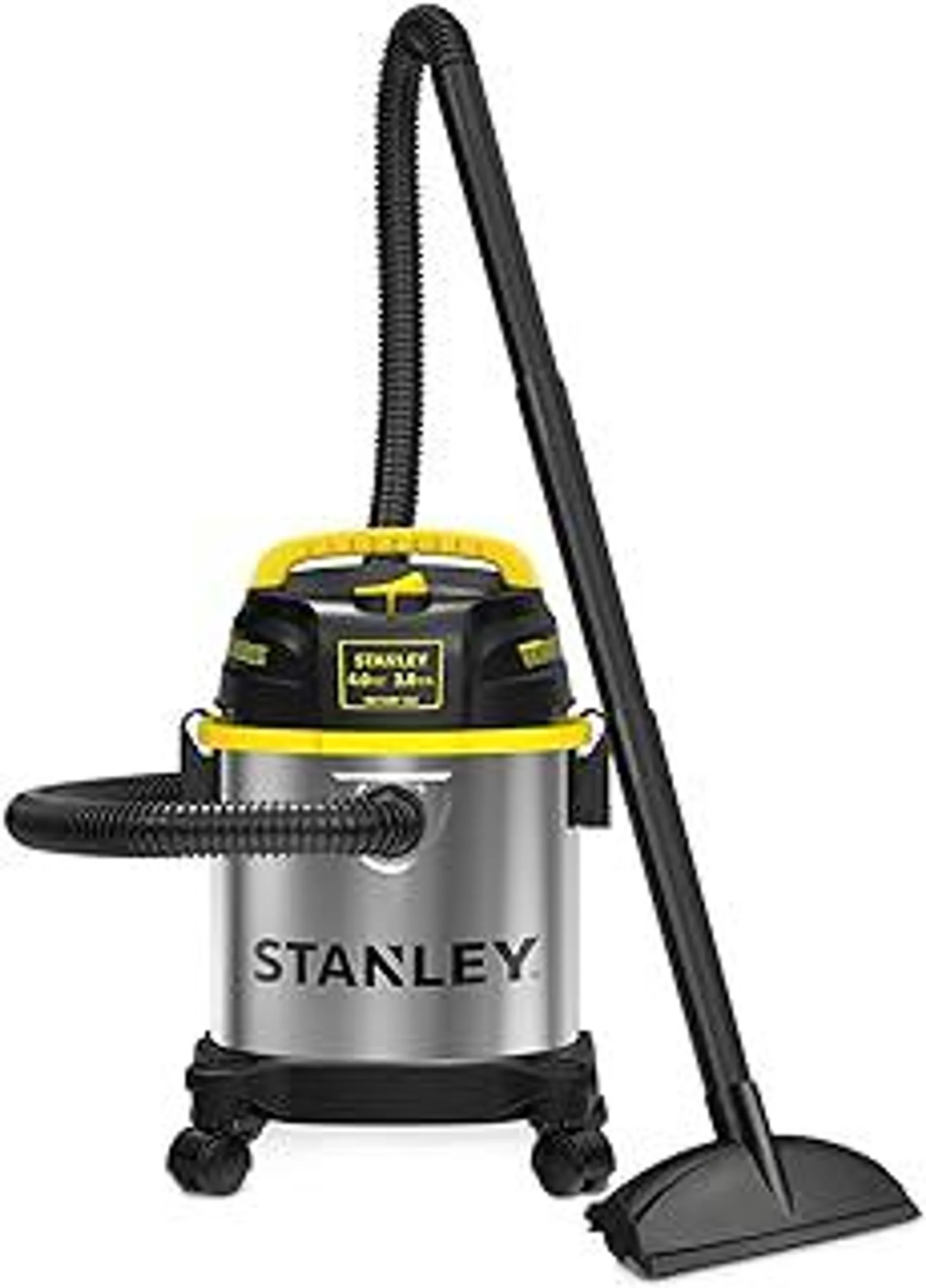 Stanley SL18136 Wet Dry Vacuum, 3 Gallon, 4.0 HP, Stainless Steel