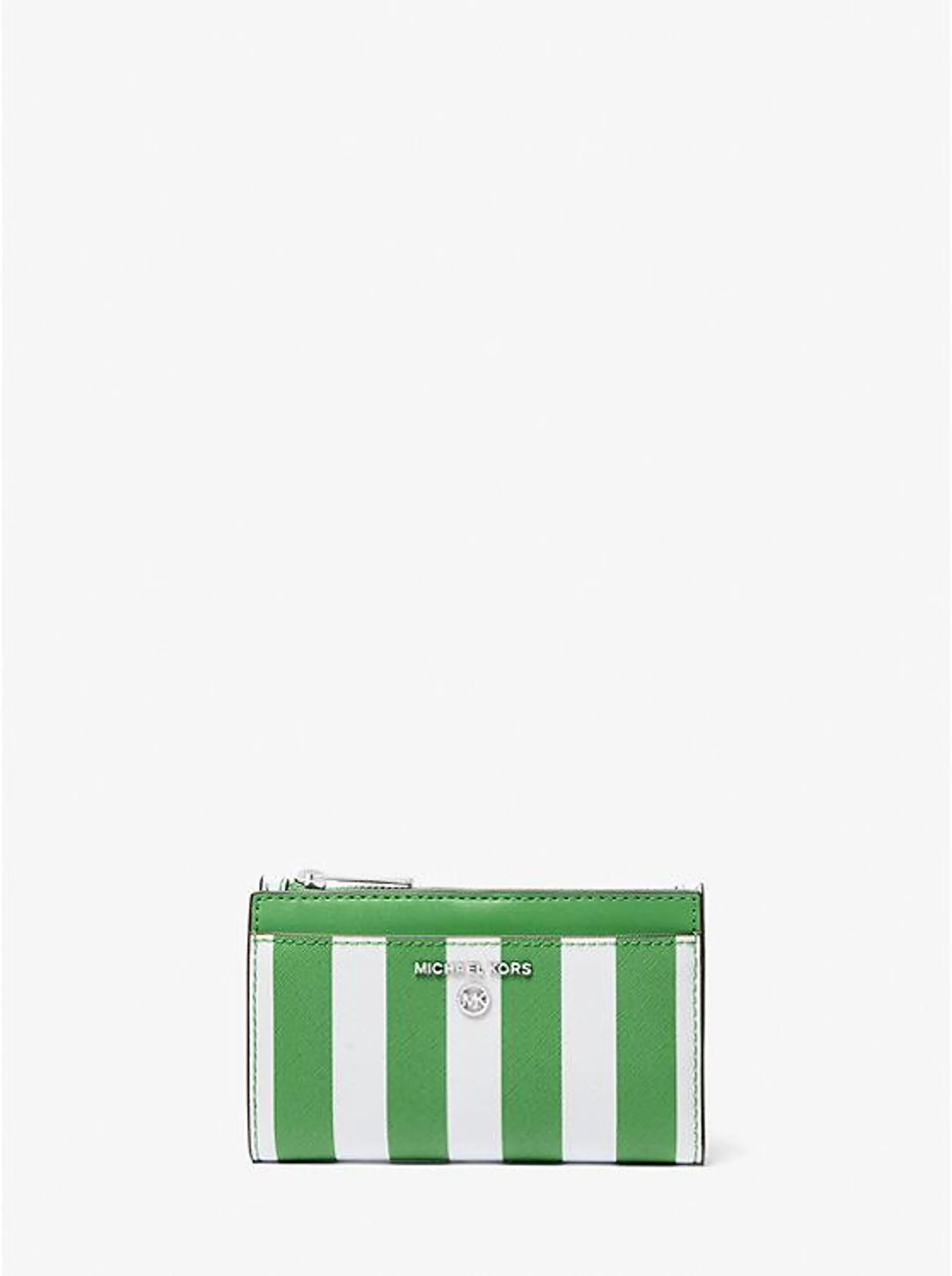 Jet Set Charm Striped Card Case