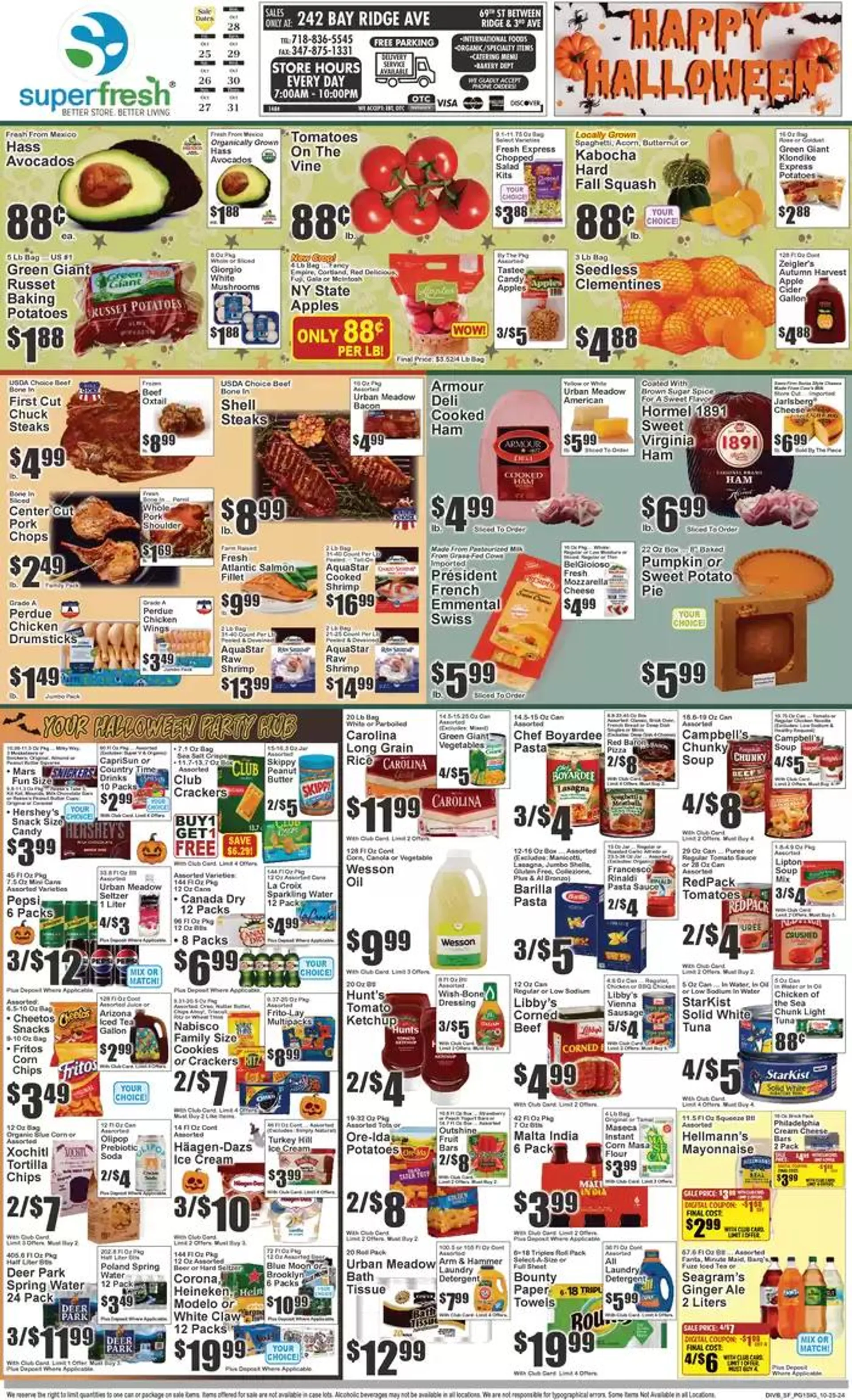 Weekly ad Super Fresh weekly ad from October 25 to November 8 2024 - Page 1