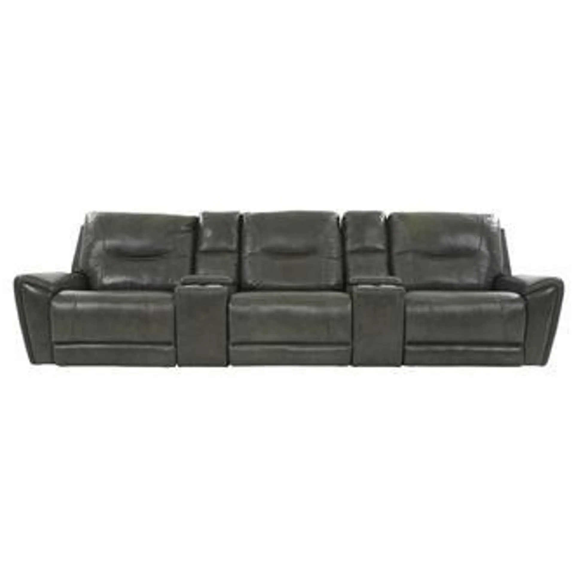 Home Theater Leather Seating with 5PCS/2PWR