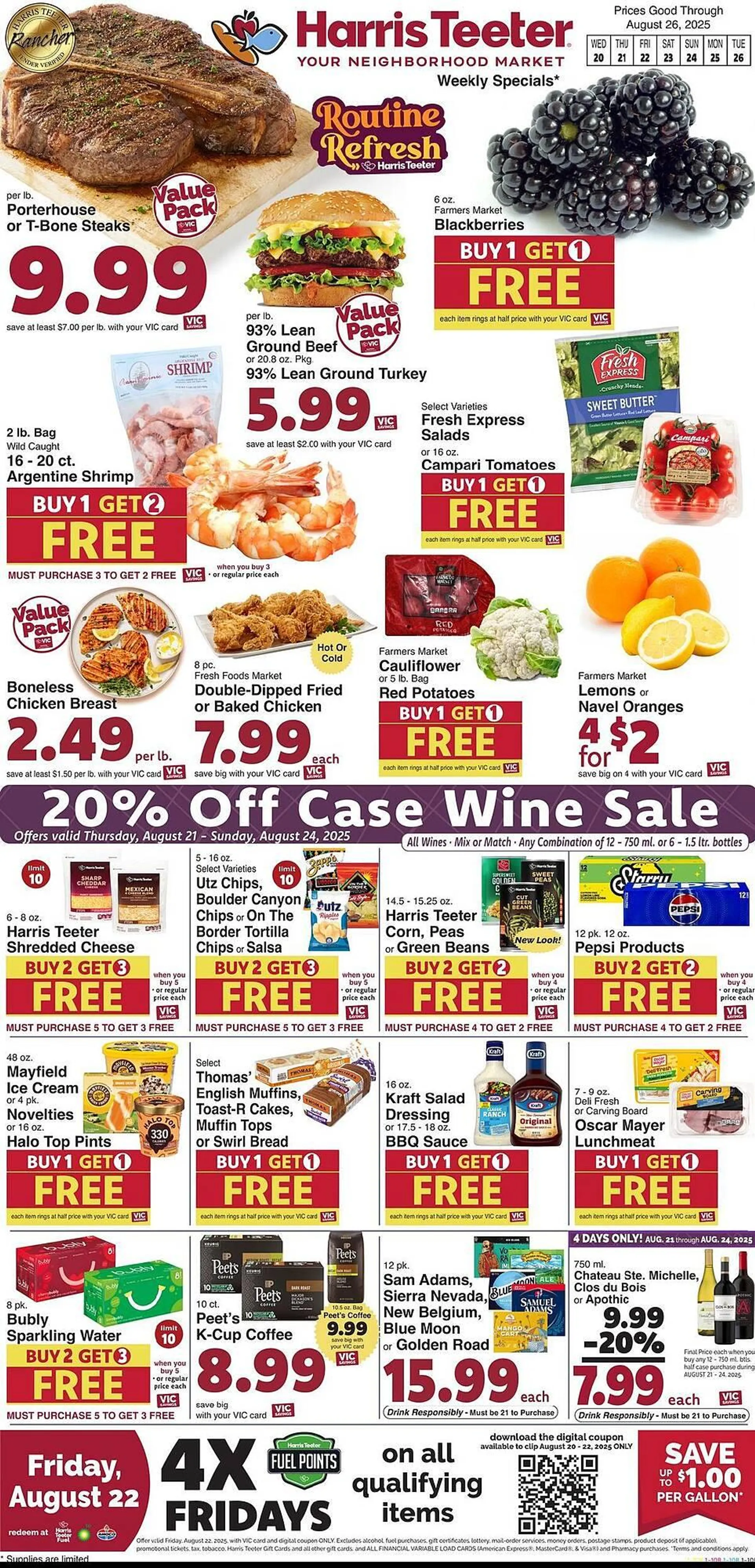 Weekly ad Harris Teeter Weekly Ad from August 20 to August 26 2025 - Page 1