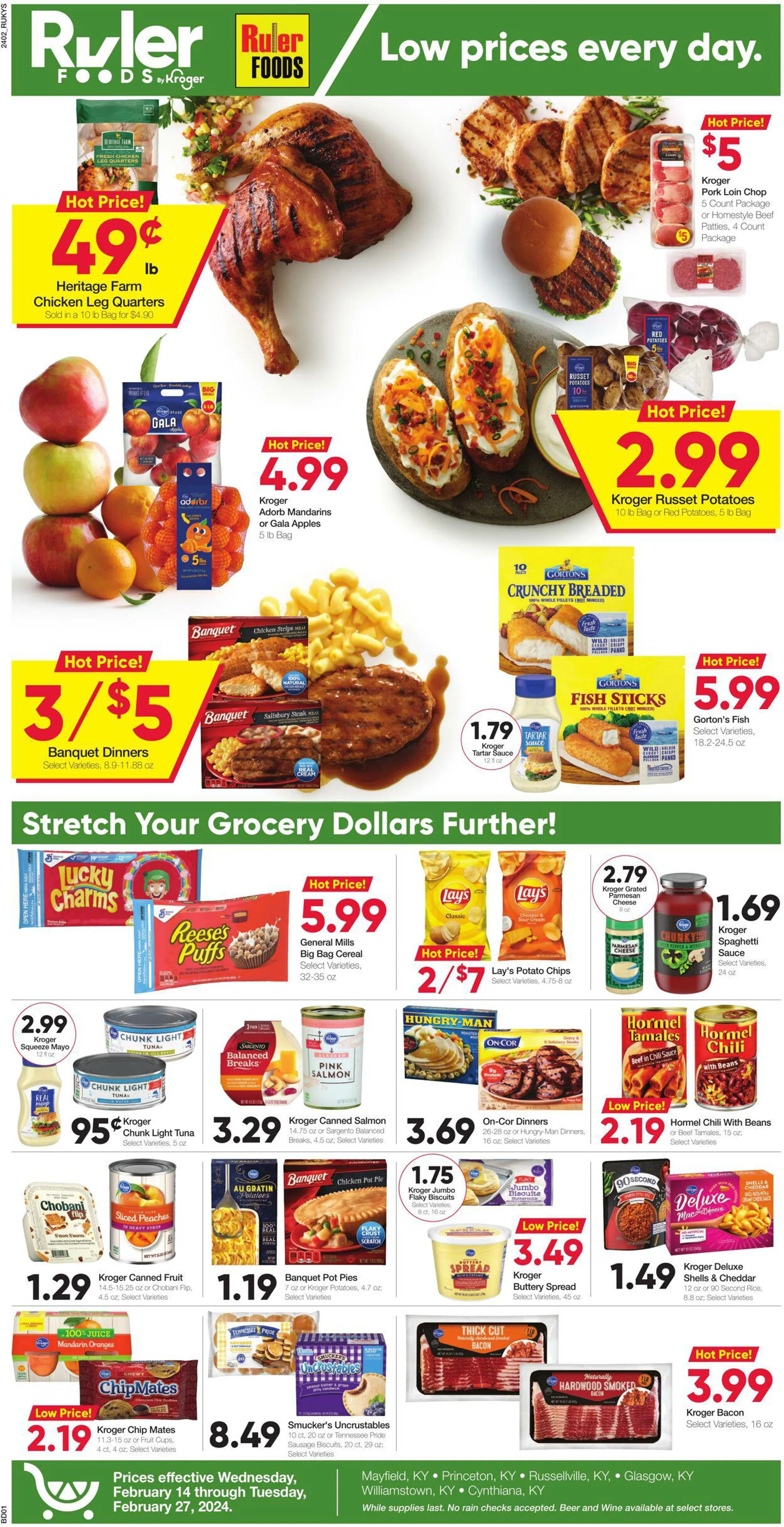 Weekly ad Ruler Foods Current weekly ad from February 14 to February 27 2024 - Page 