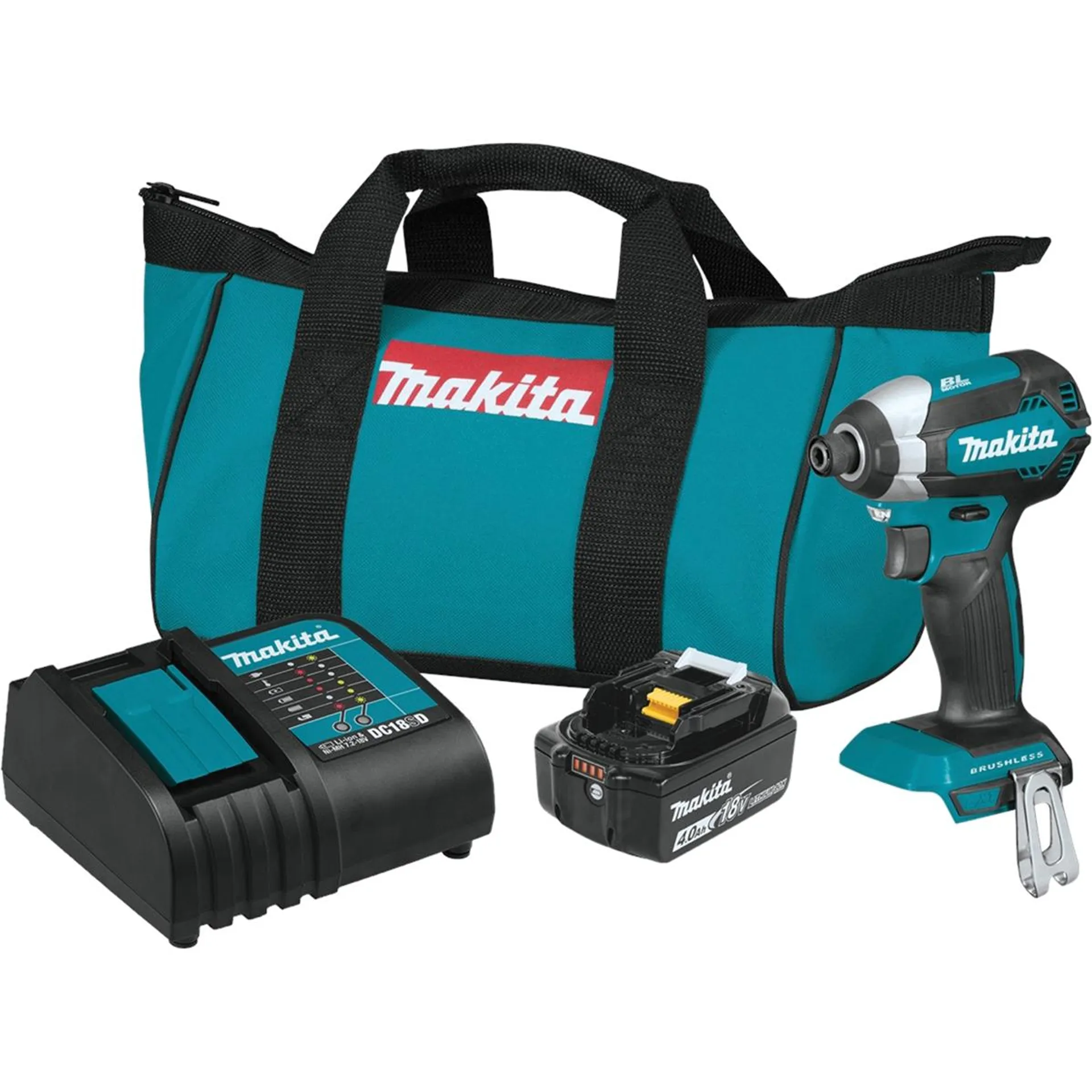 LXT XDT13SM1 Cordless Impact Driver, Battery Included, 18 V, 4 Ah, 1/4 in Drive, Hex Drive, 0 to 3600 ipm