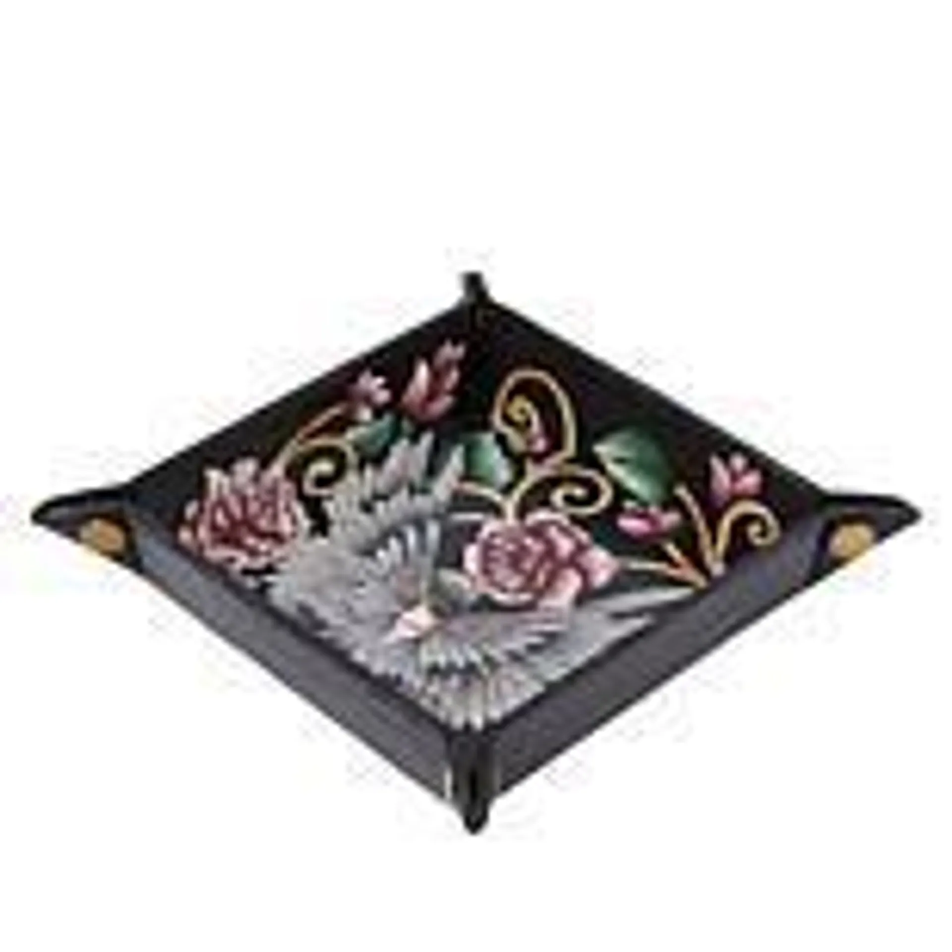 Anuschka Hand-Painted Leather Small Catch-All Tray
