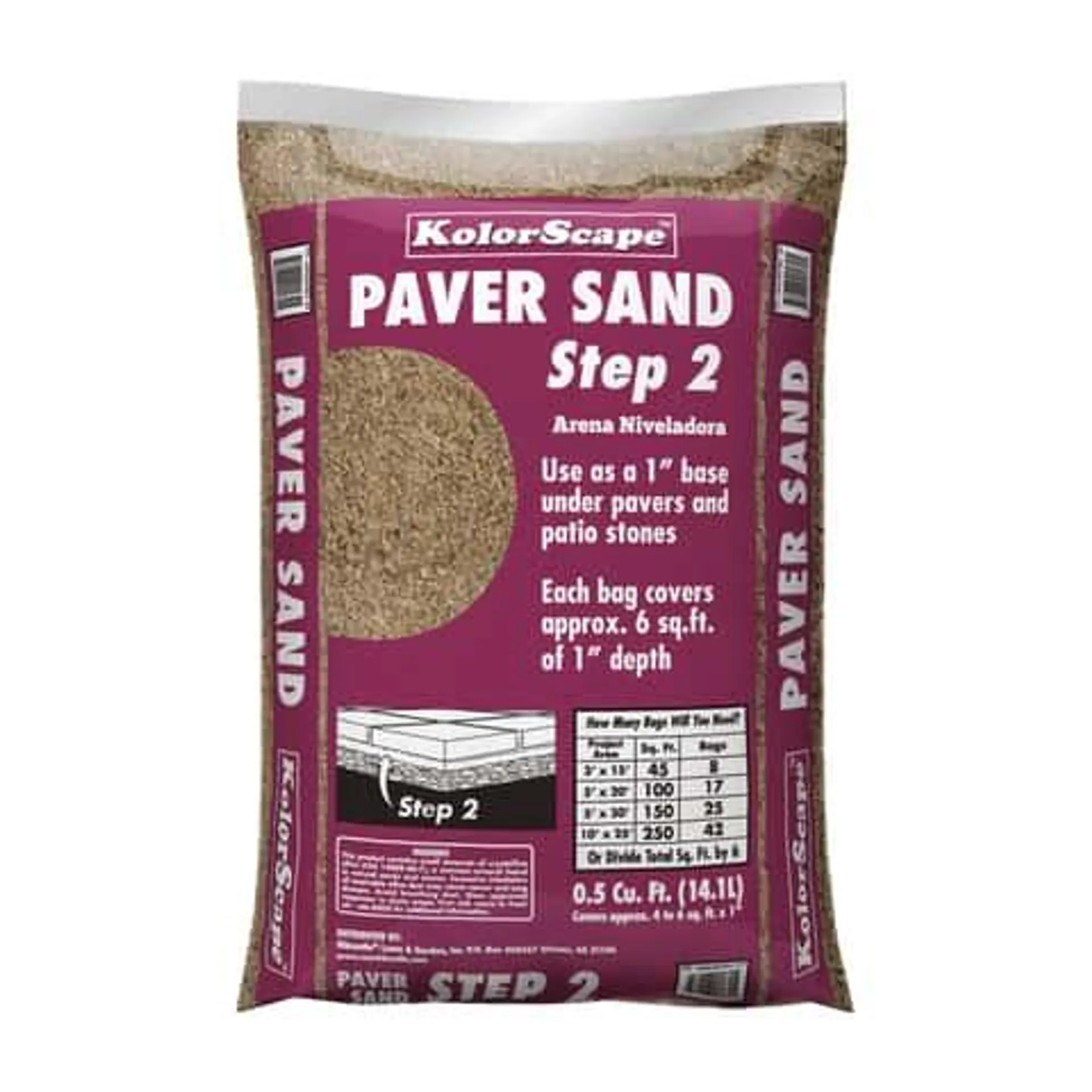 KolorScape Step 2 Brown Paver Sand 0.5 cu ft 50 lb