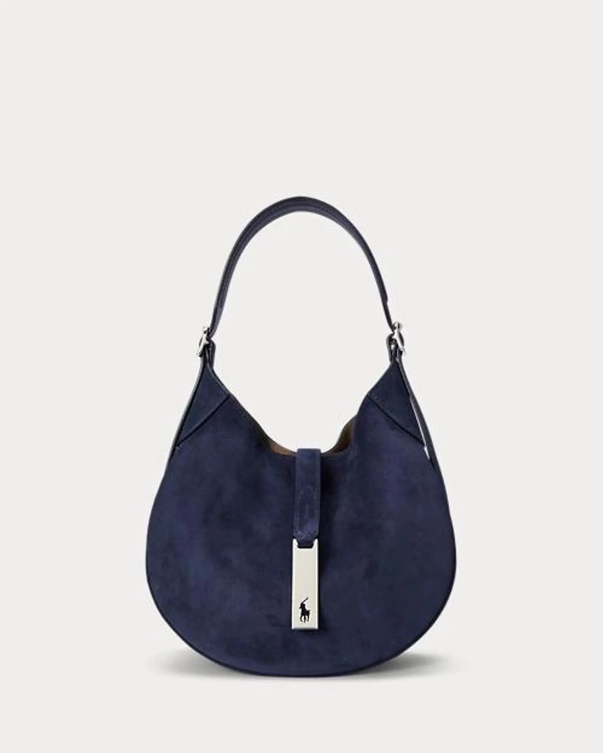 Polo ID Suede Small Shoulder Bag
