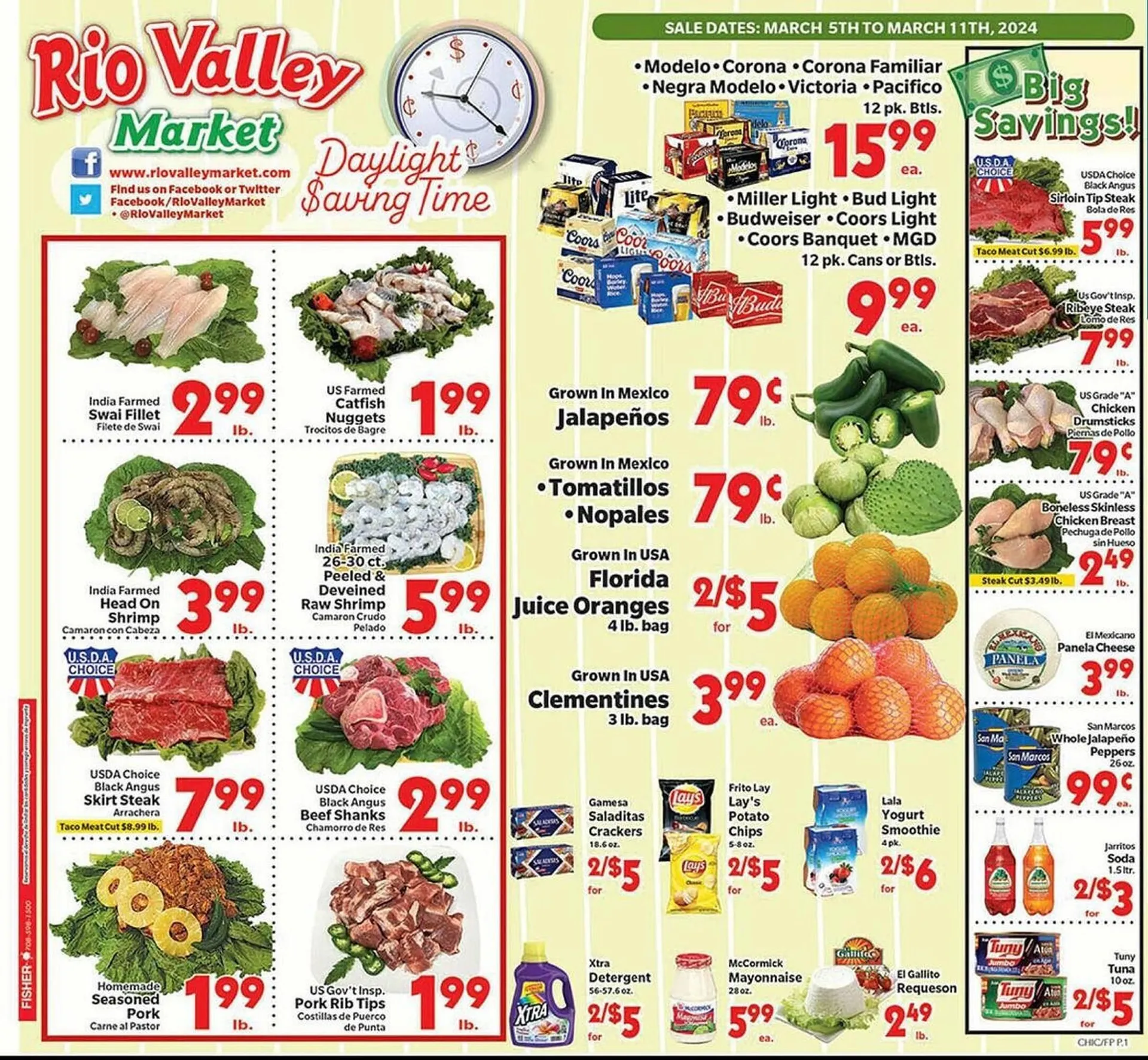 Weekly ad Rio Valley Market Weekly Ad from March 5 to March 11 2024 - Page 