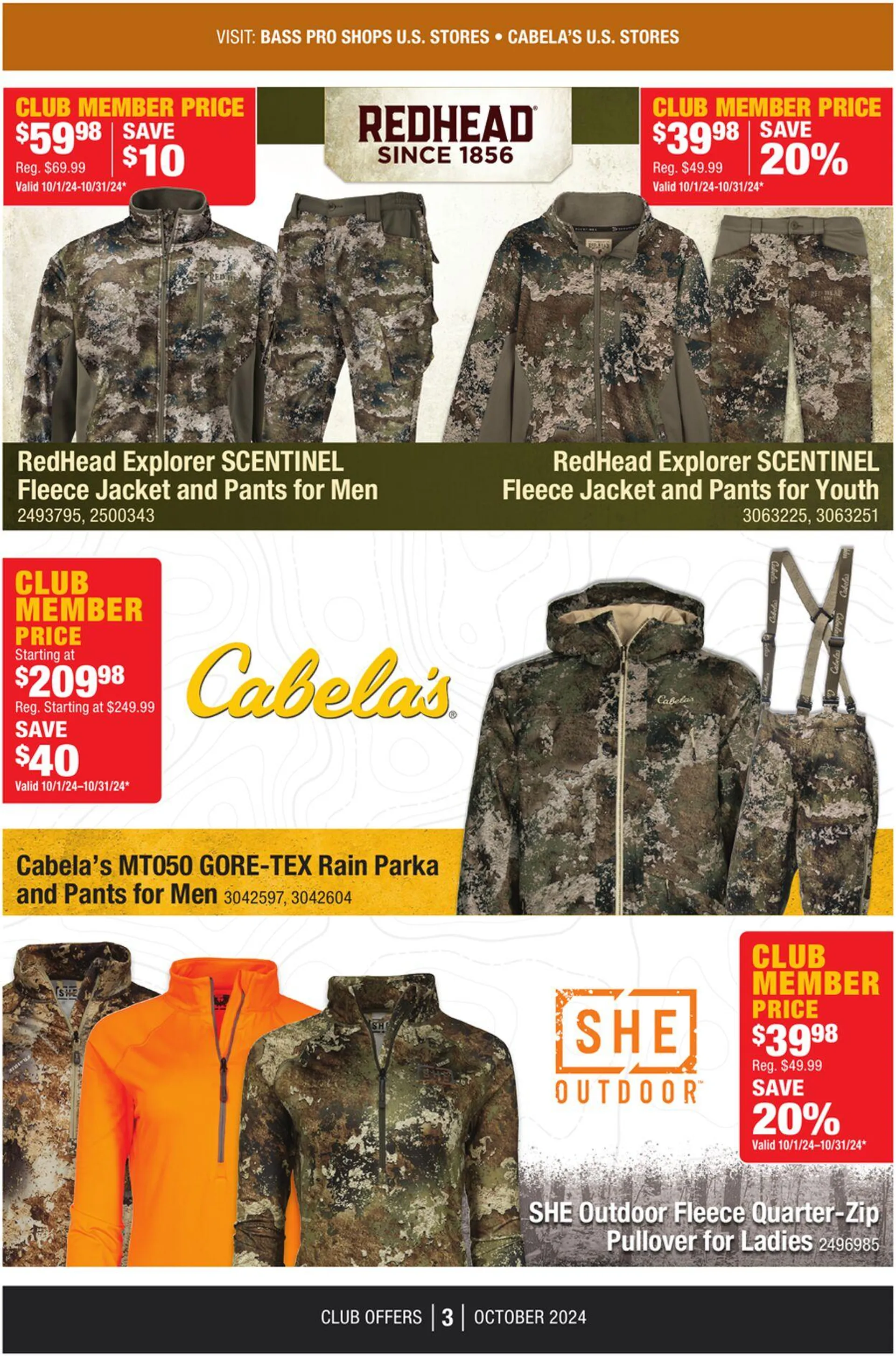 Weekly ad Bass Pro Current weekly ad from October 1 to October 31 2024 - Page 3