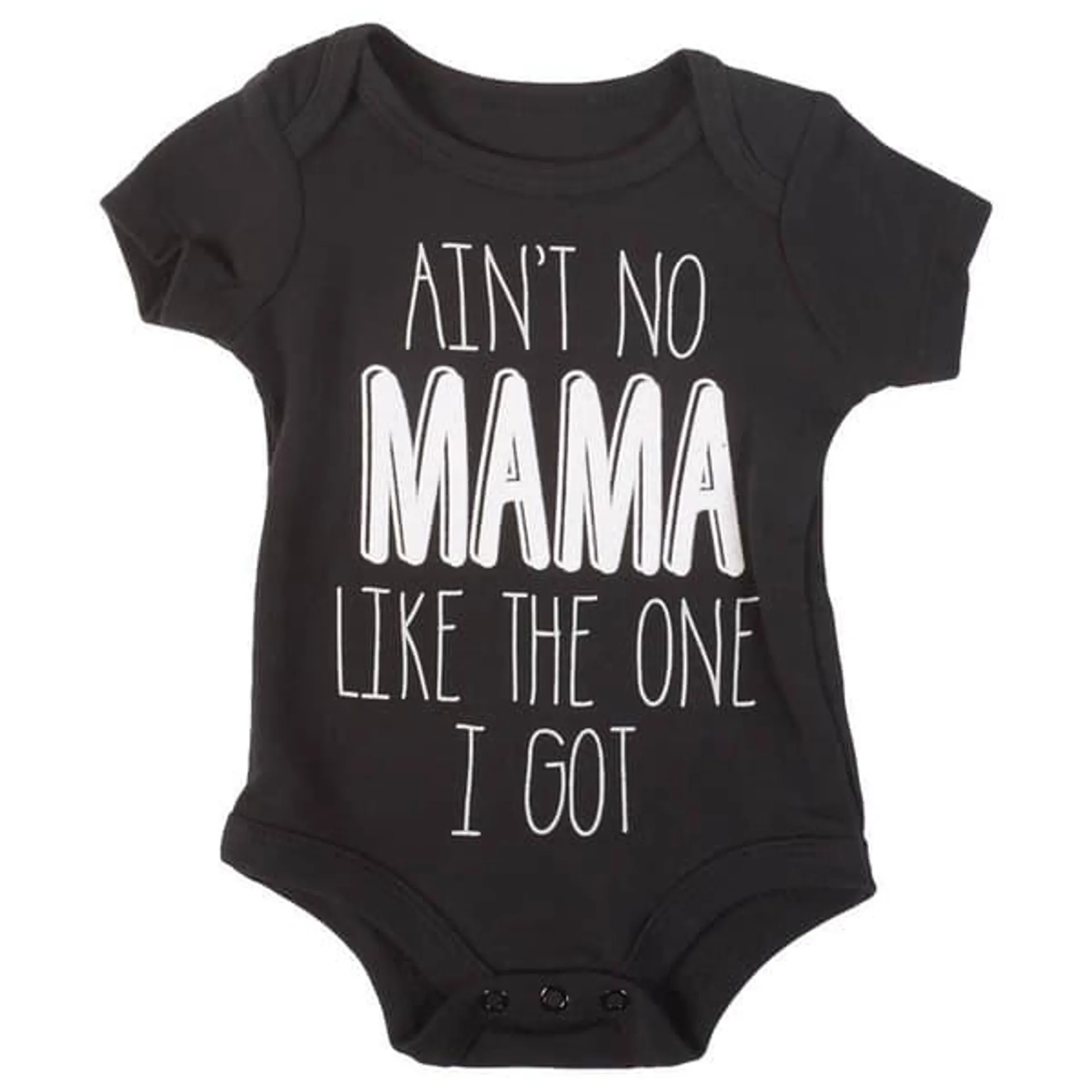 Baby Unisex (NB-12M) Babies With Attitude Ain’t No Mama Bodysuit