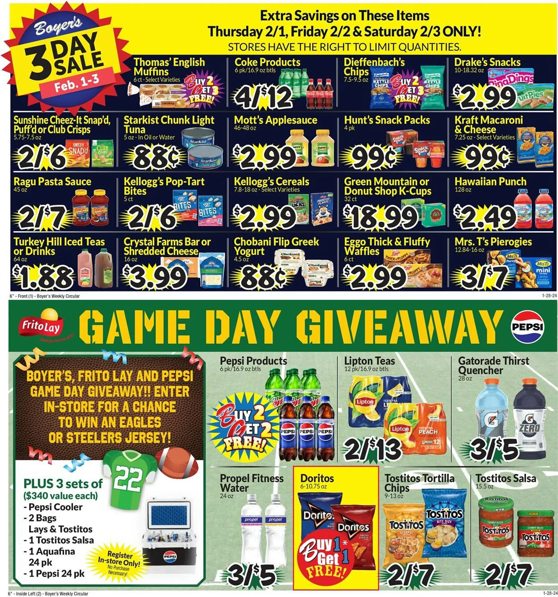 Weekly ad Boyer's Food Markets Weekly Ad from January 28 to February 24 2024 - Page 1