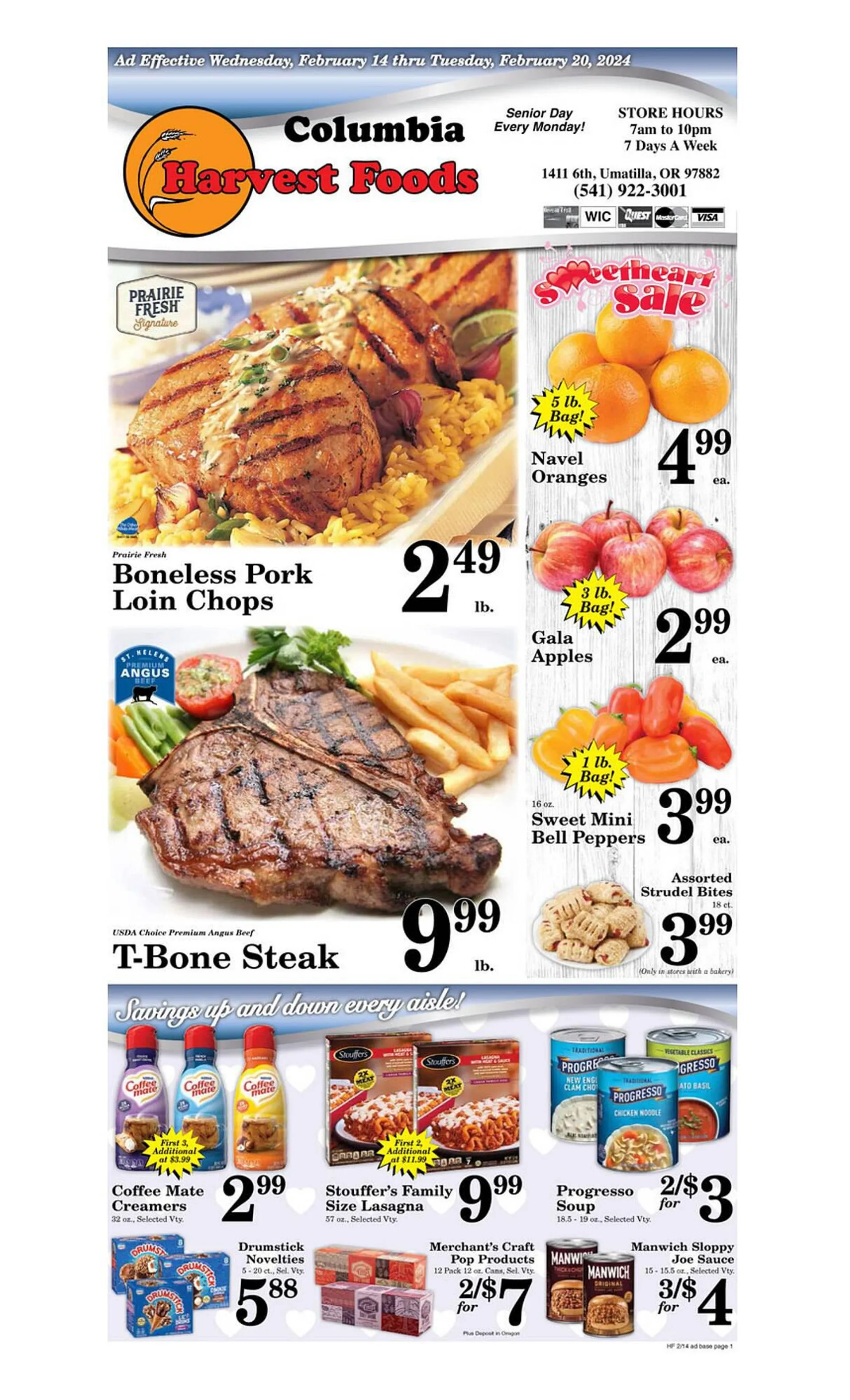 Weekly ad Harvest Foods ad from February 14 to February 20 2024 - Page 