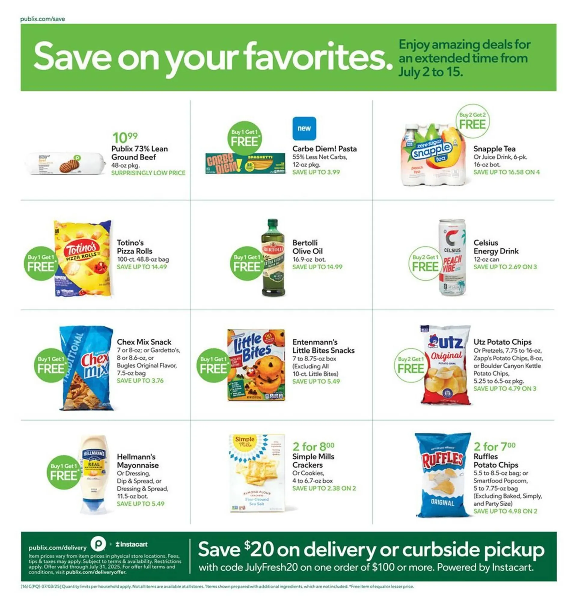 Weekly ad Publix Weekly Ad from July 2 to July 8 2025 - Page 16