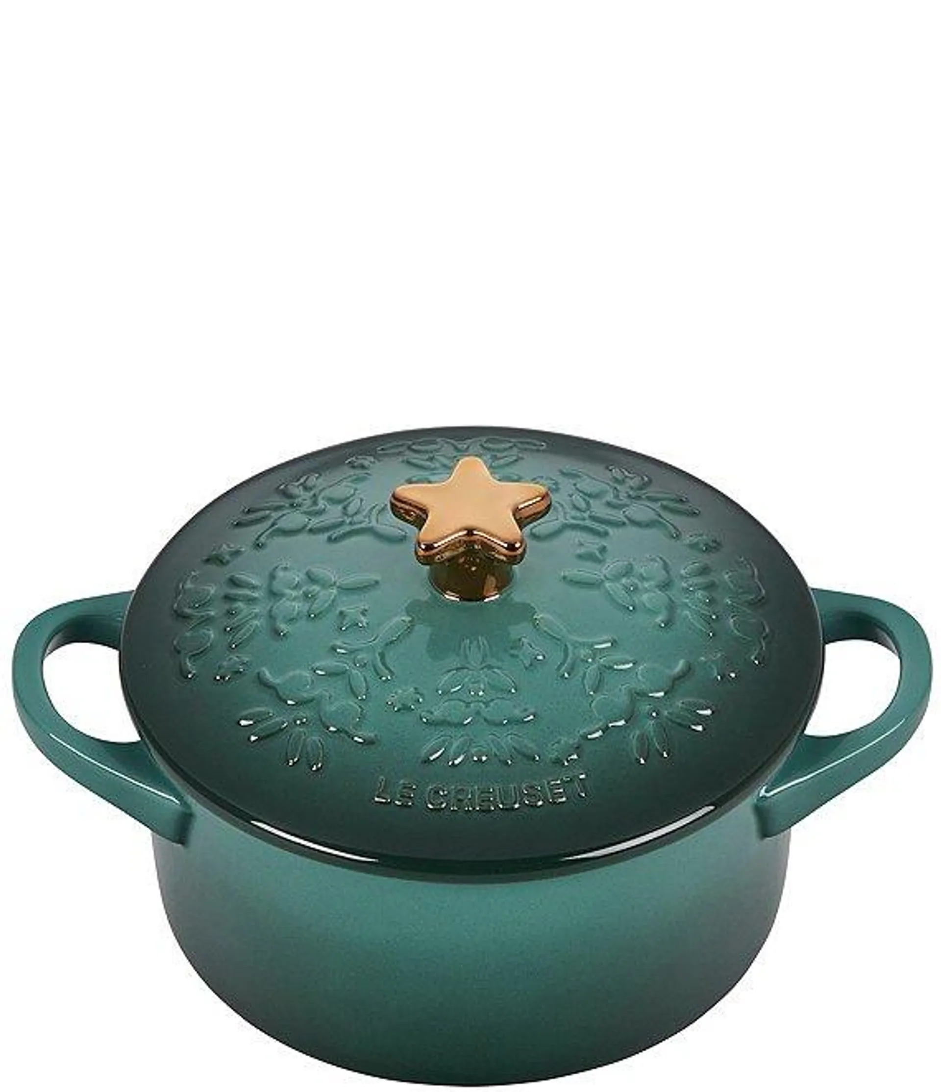 Noel Collection Mini Cocotte With Gold Star Knob