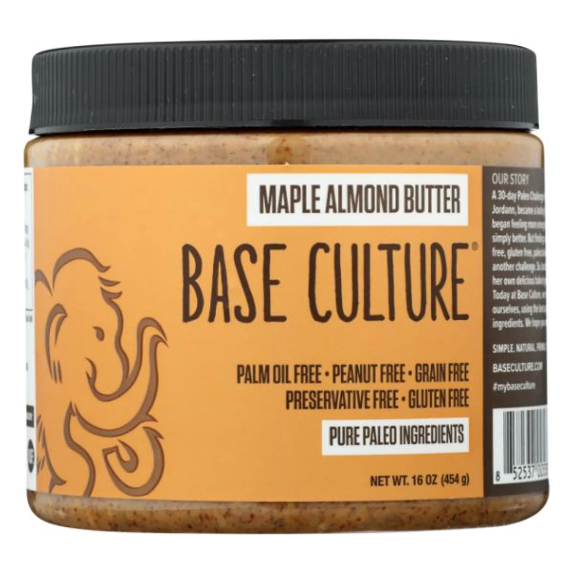Base Culture Maple Almond Butter - 16 Ounce
