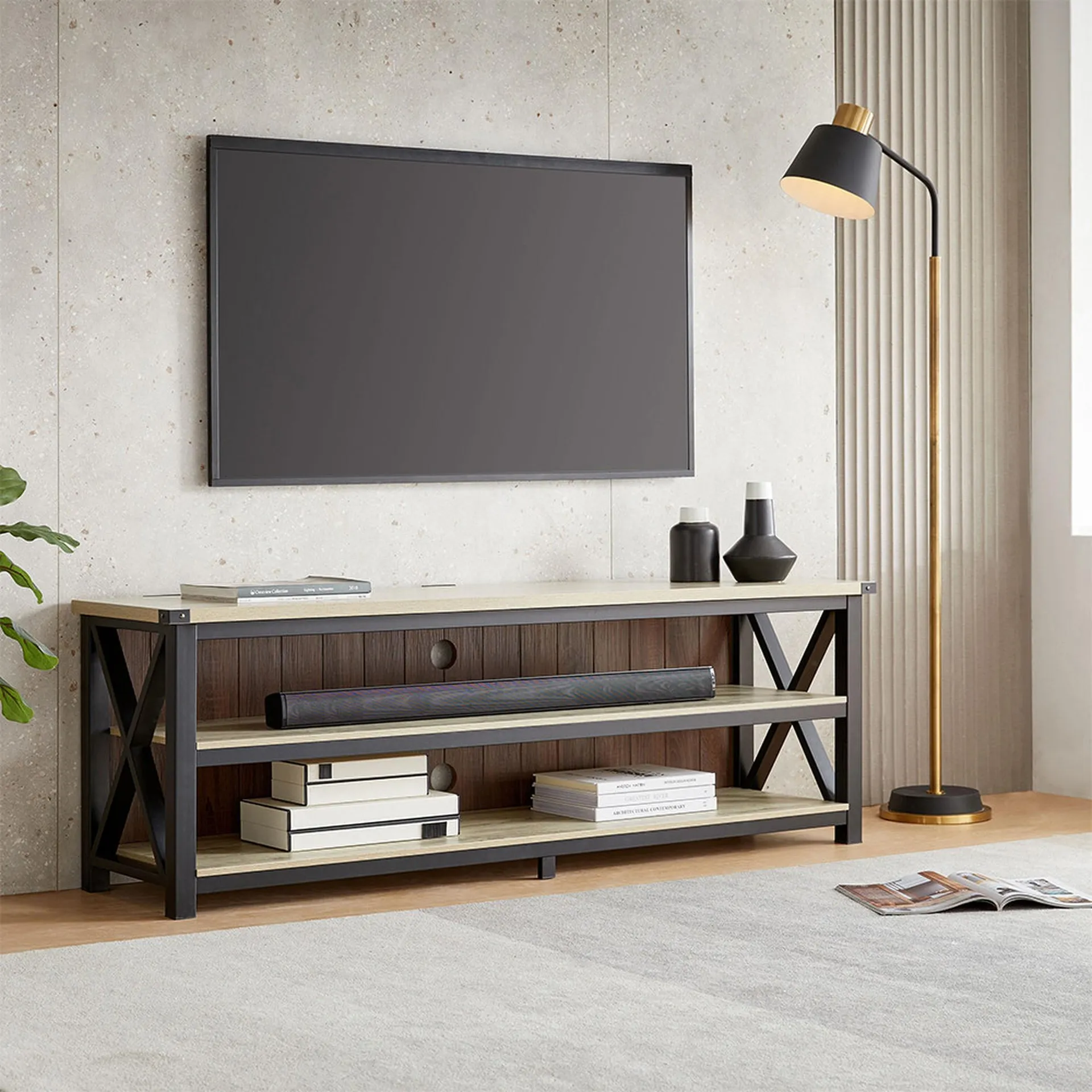 62" Stanford Unfold LED TV Stand