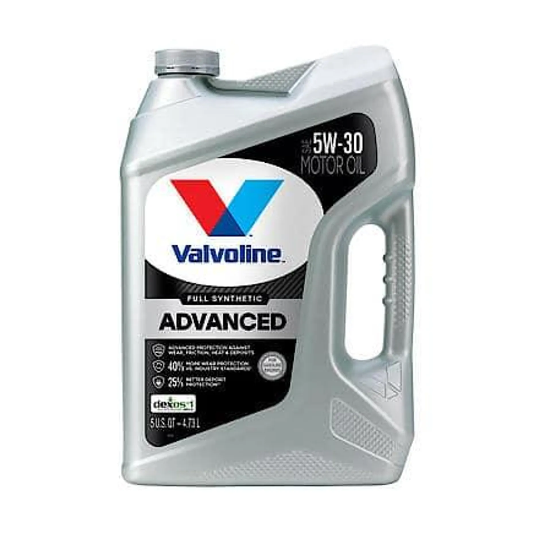 Advanced Full Synthetic 5W-30 Motor Oil: Maximizes Engine Life, 5 Quart