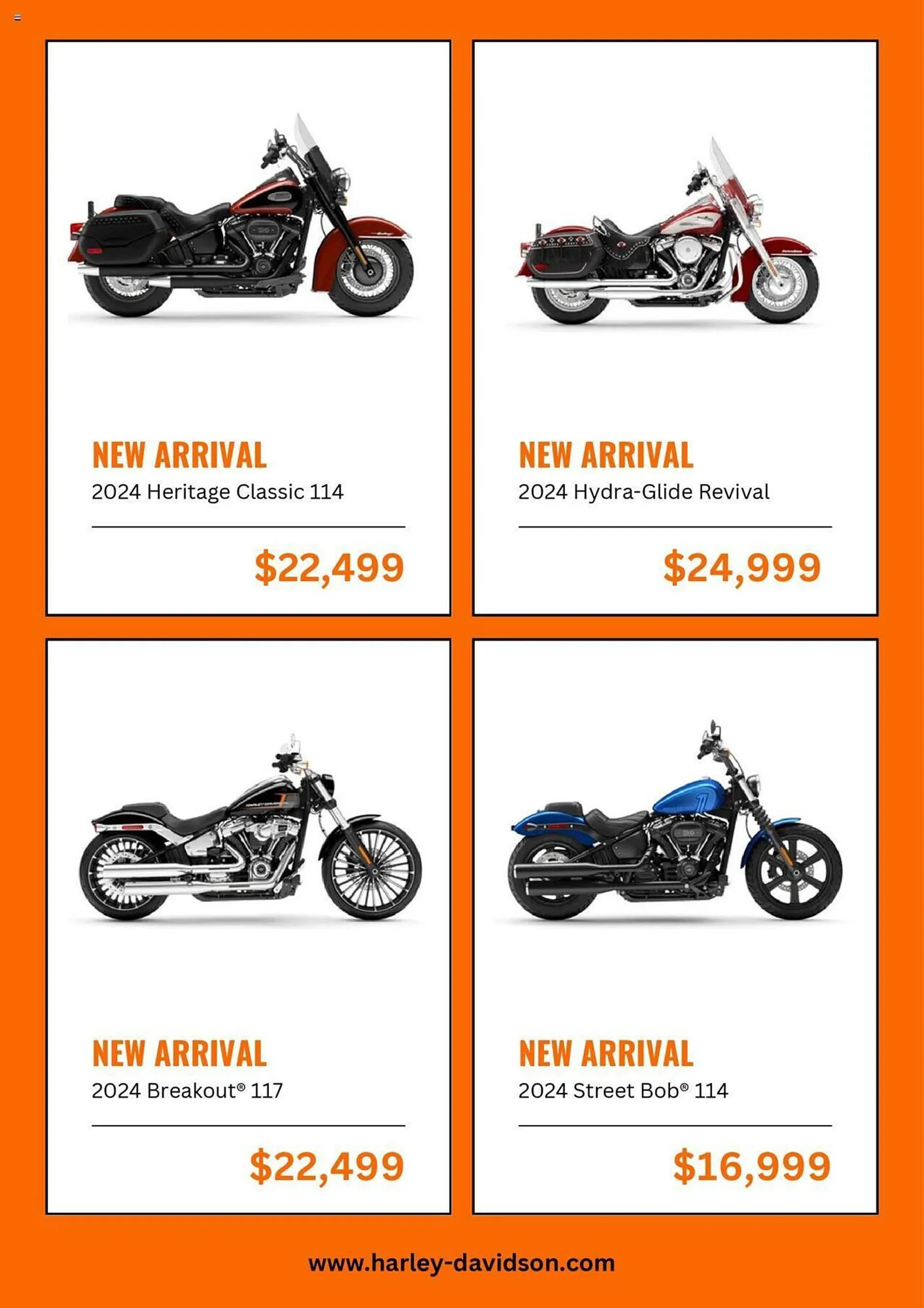 Weekly ad Harley Davidson Weekly Ad from October 17 to November 18 2024 - Page 7