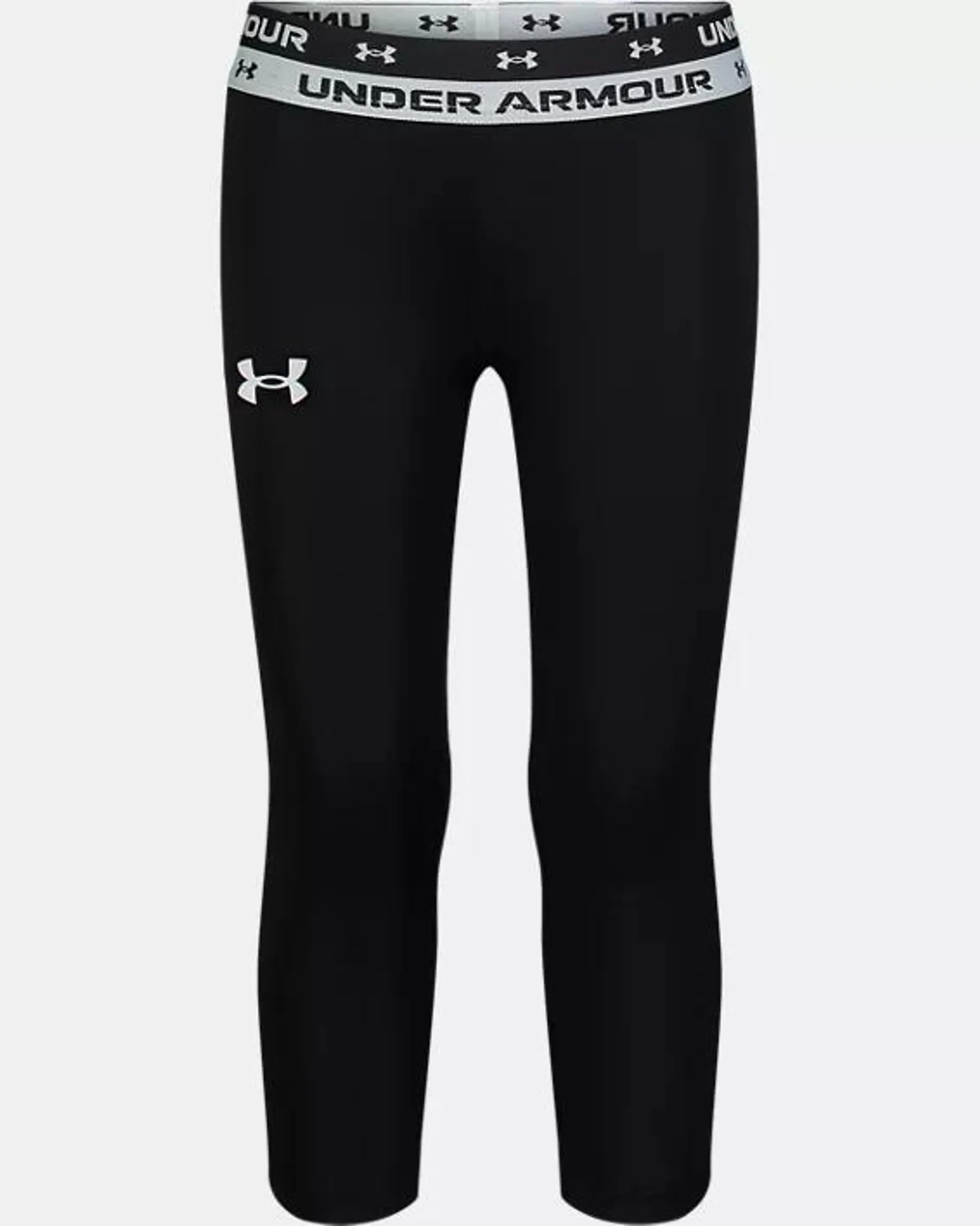 Girls' UA Armour Stretch Cropped Leggings