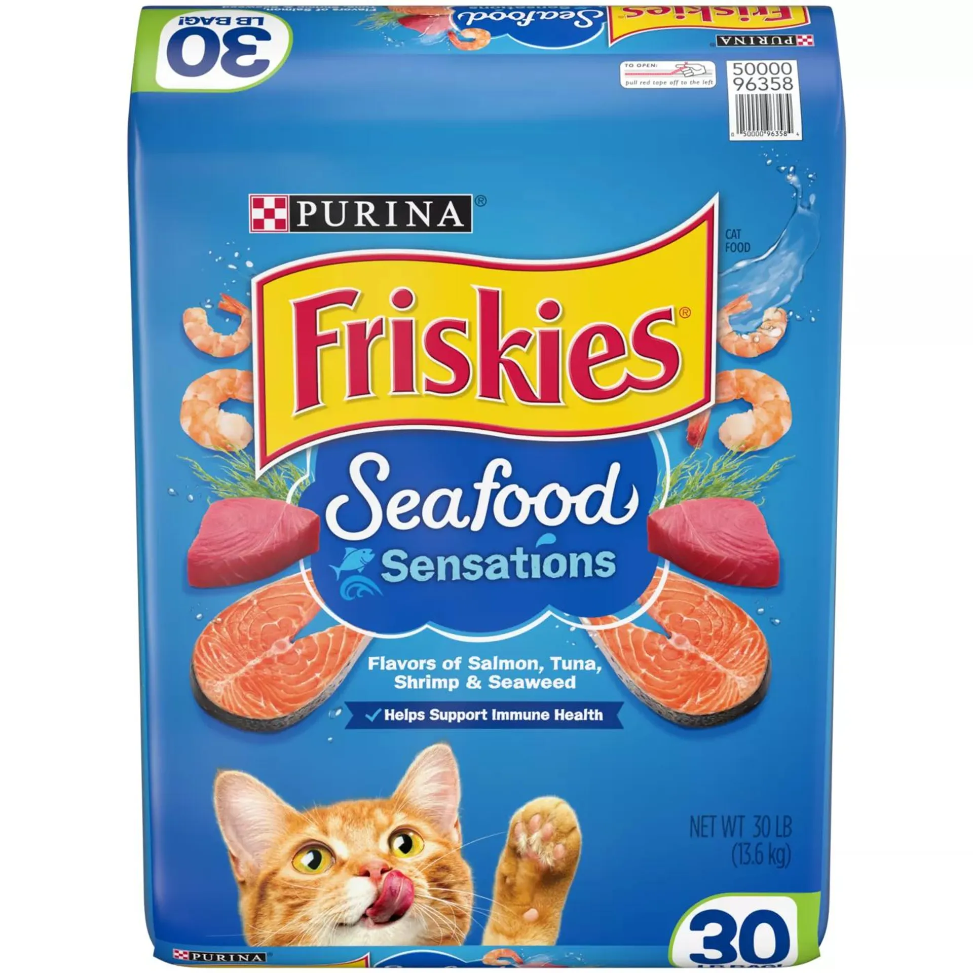 Purina® Friskies® Seafood Sensations Adult Cat Dry Food - , With Vitamins