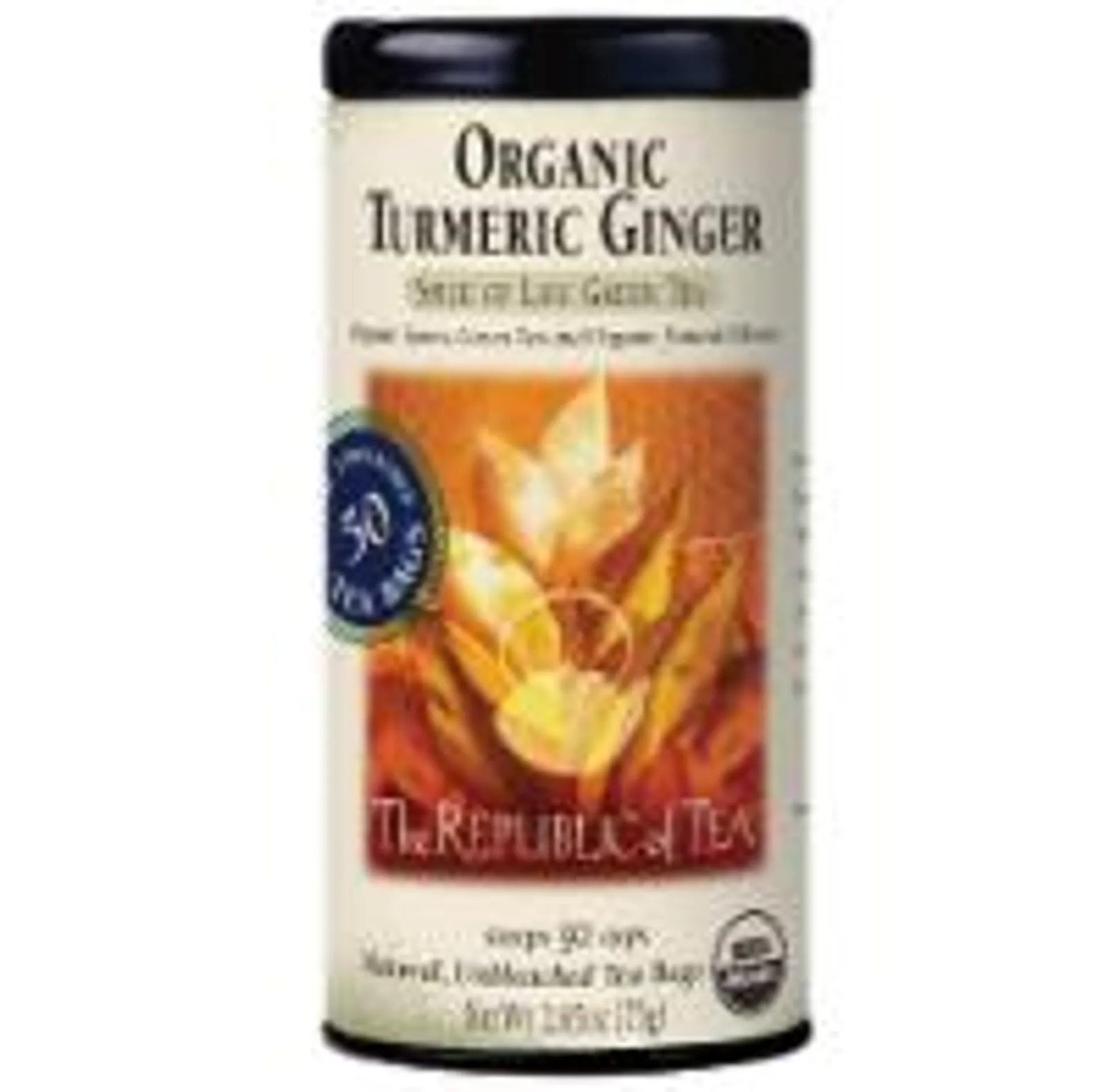 The Republic of Tea® Organic Tumeric Ginger Green Tea