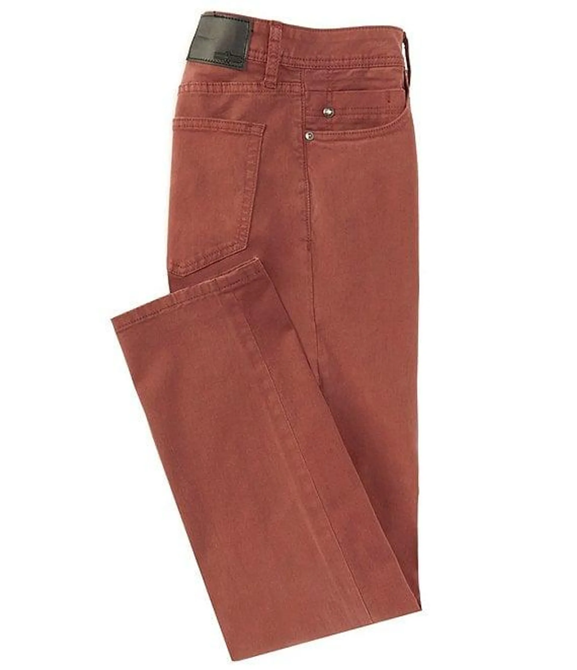 Kingston Modern Slim-Straight Twill Pants