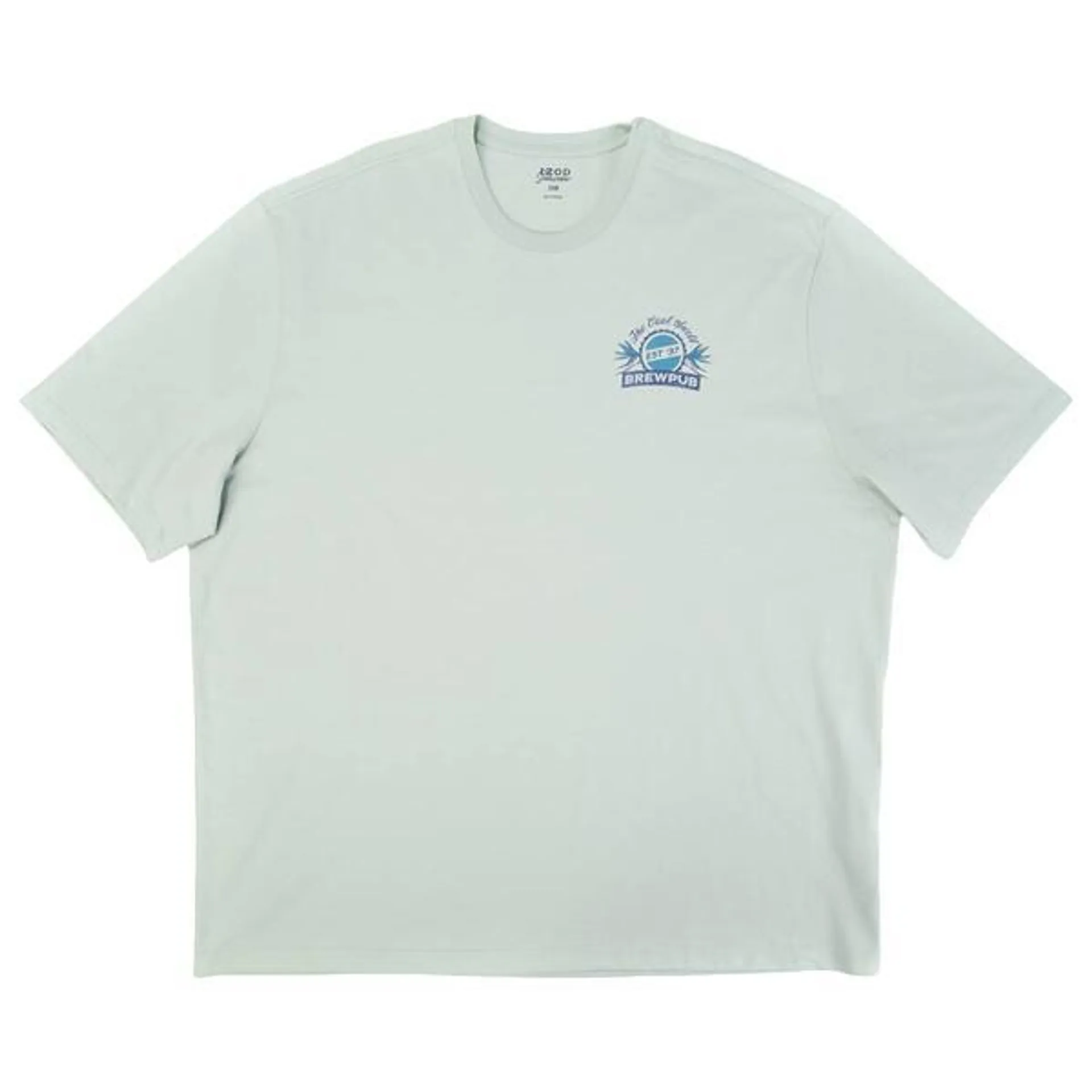 Mens Big & Tall IZOD® Short Sleeve Cool Sweet Brew Pub Tee