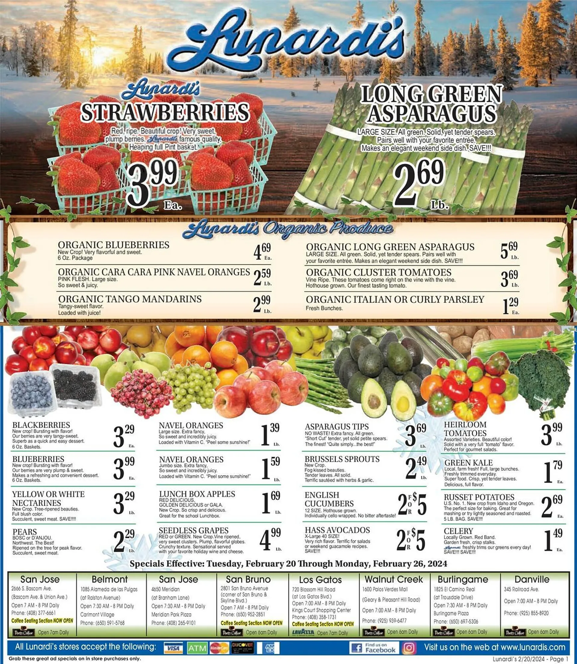 Weekly ad Lunardis Weekly Ad from February 20 to February 27 2024 - Page 1