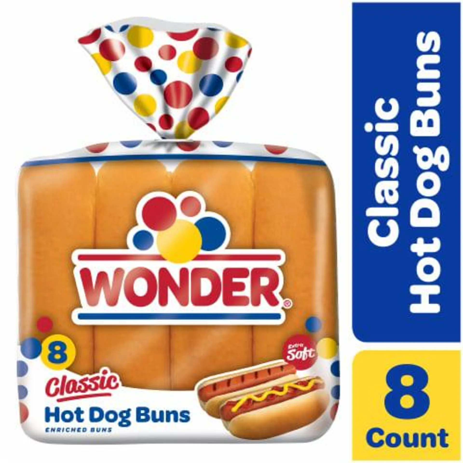 Wonder Bread Classic White Bread Hot Dog Buns