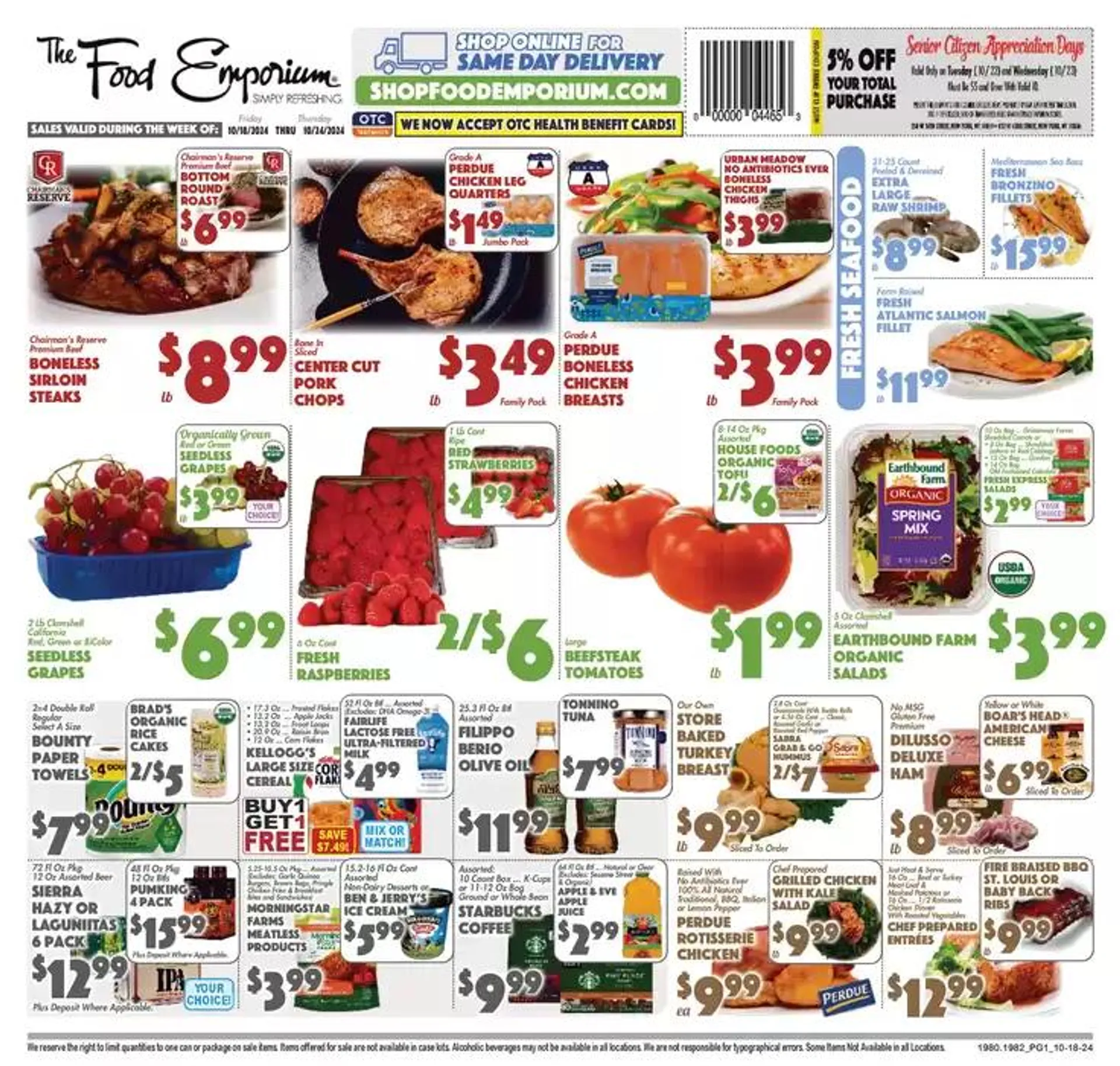 Weekly ad Current deals and offers from October 18 to October 24 2024 - Page 1